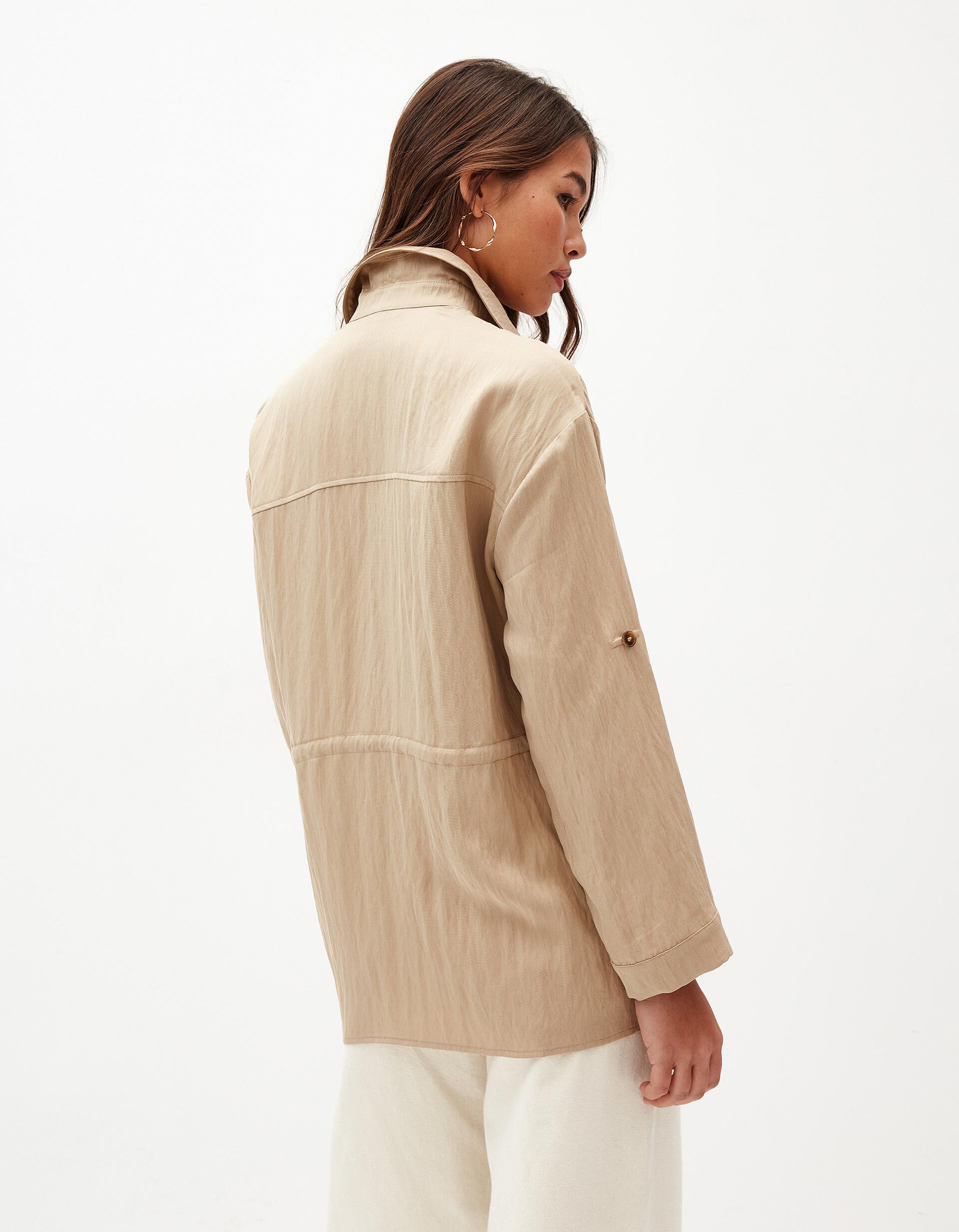 Comprar Online Sobrecamisa, Mulher, Bege Claro
