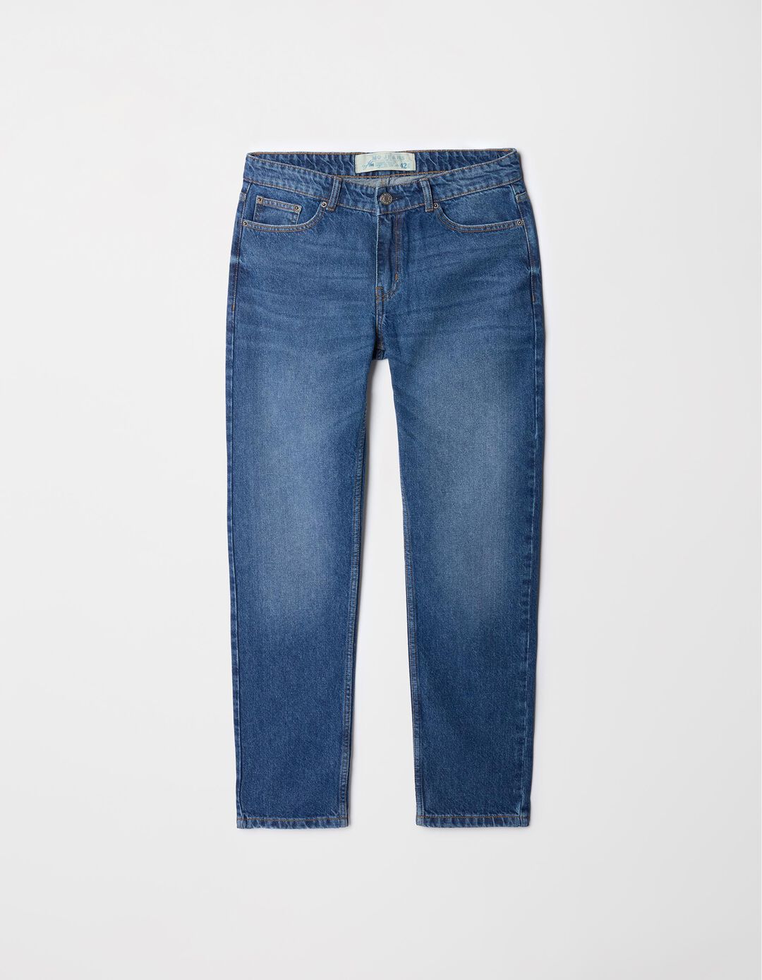 Calças de Ganga Slim Fit, Homem, Azul