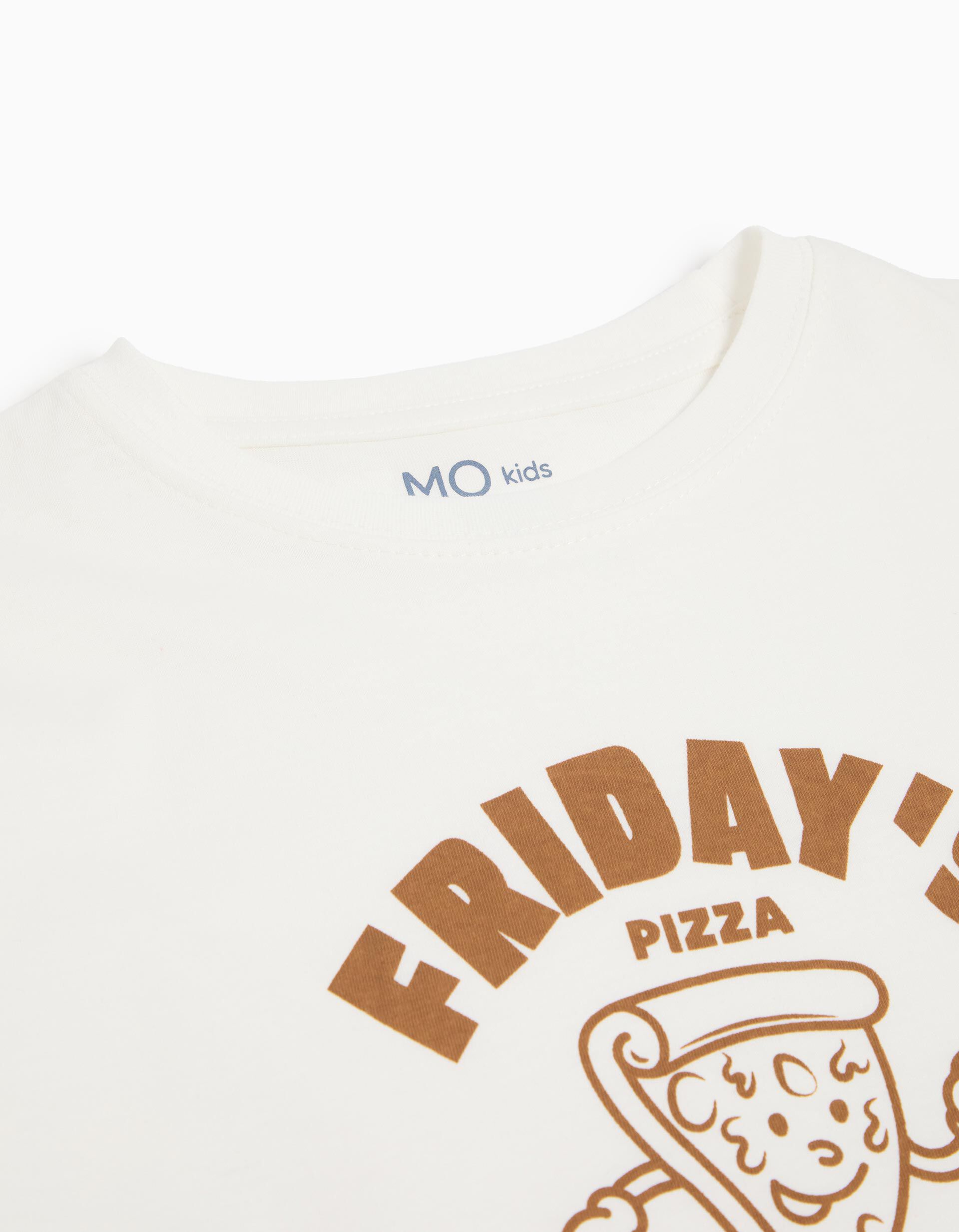 Comprar Online T-shirt de Manga Comprida, Menino, Branco