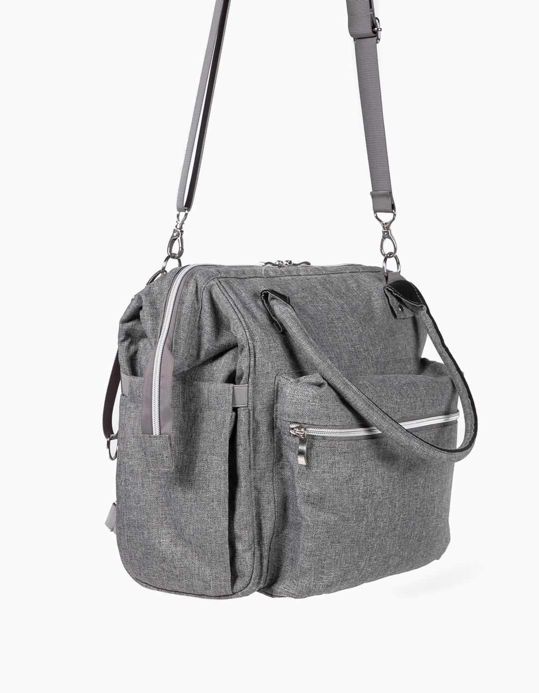Saco Muda Fraldas Zy Baby Cinza