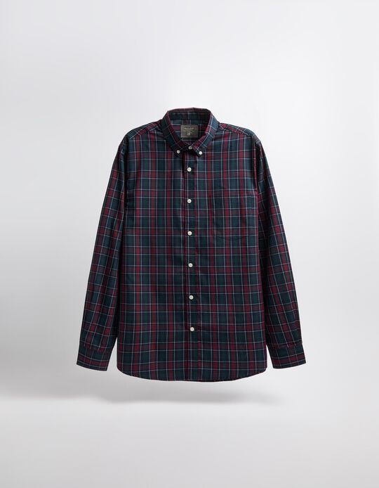 Comprar Online Camisa, Homem, Xadrez, Multicor 