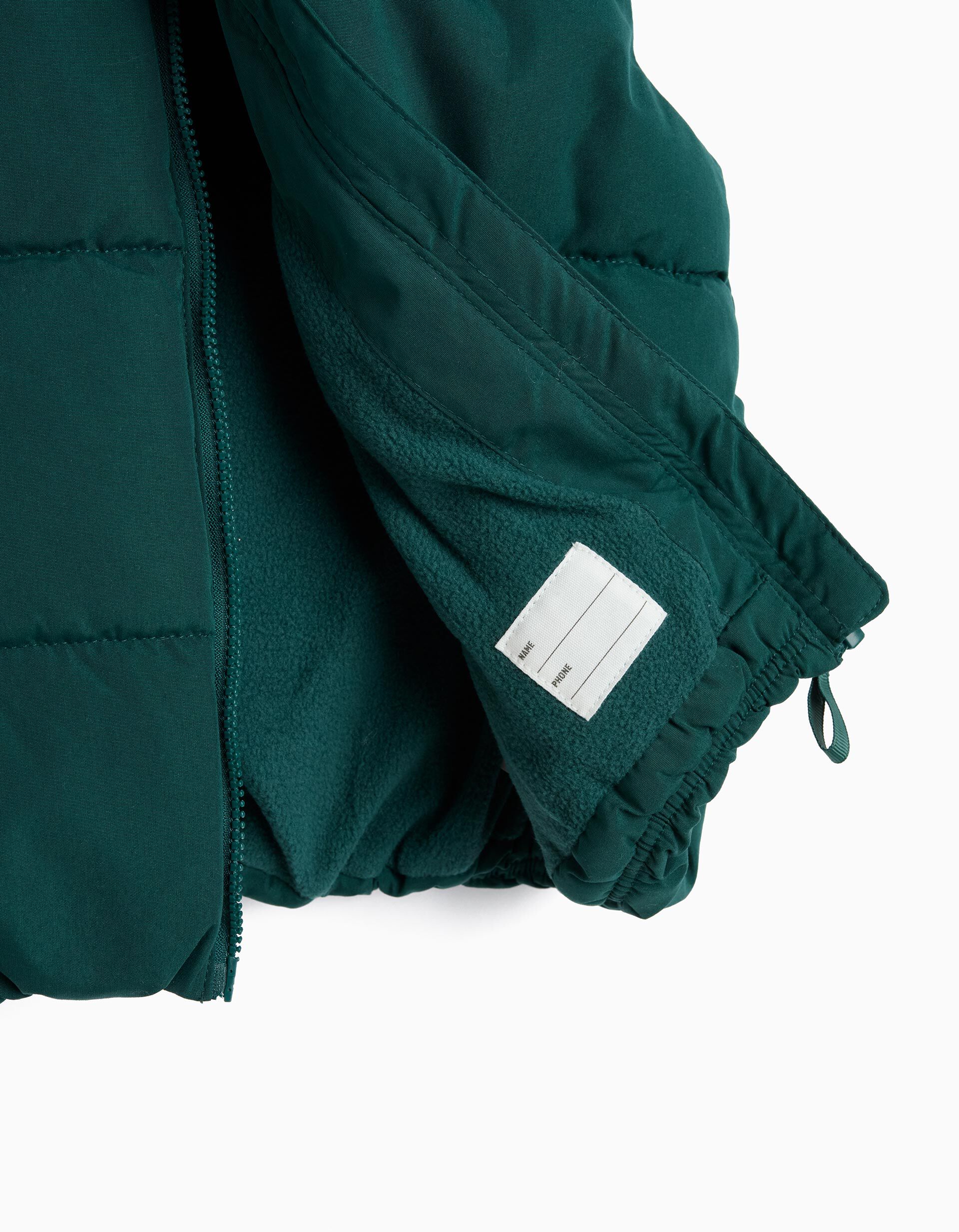 Colete Acolchoado, Menino, Verde Escuro