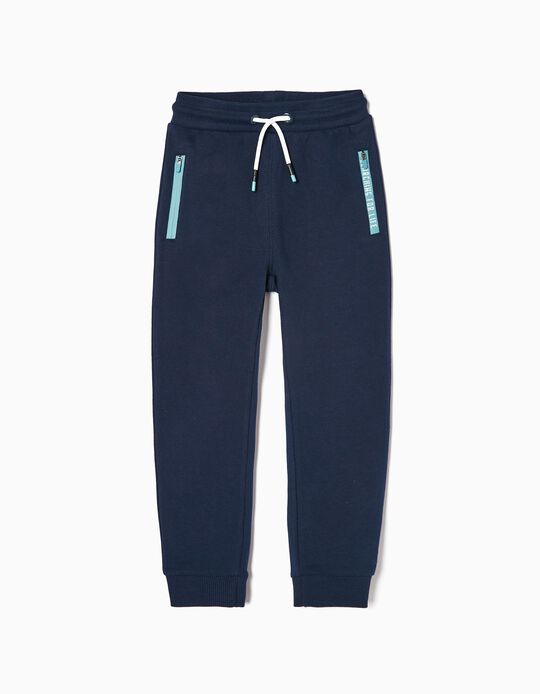 Comprar Online Calções de Treino para Menino 'Searching For Life', Azul Escuro