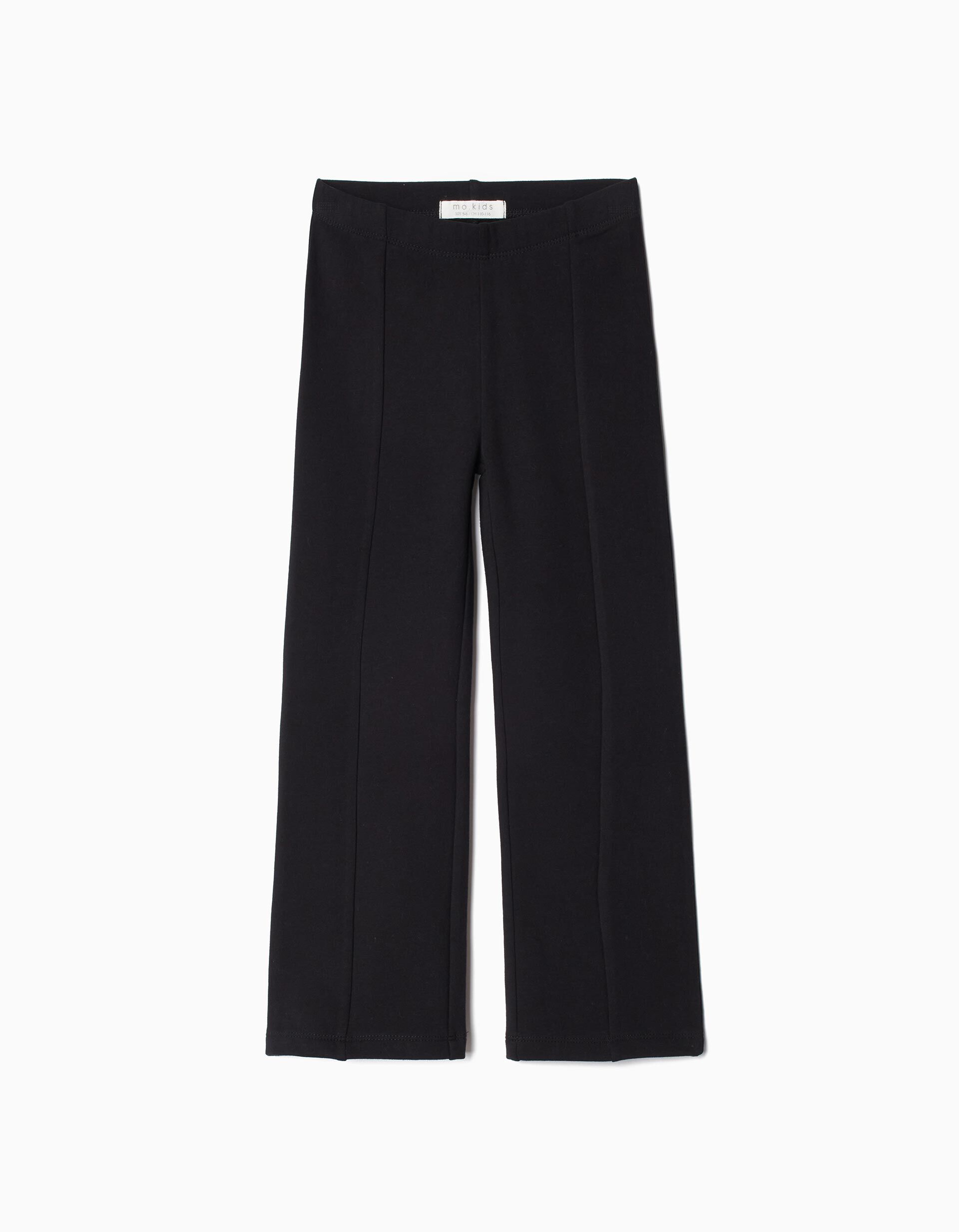 Leggings Flare, Menina, Preto