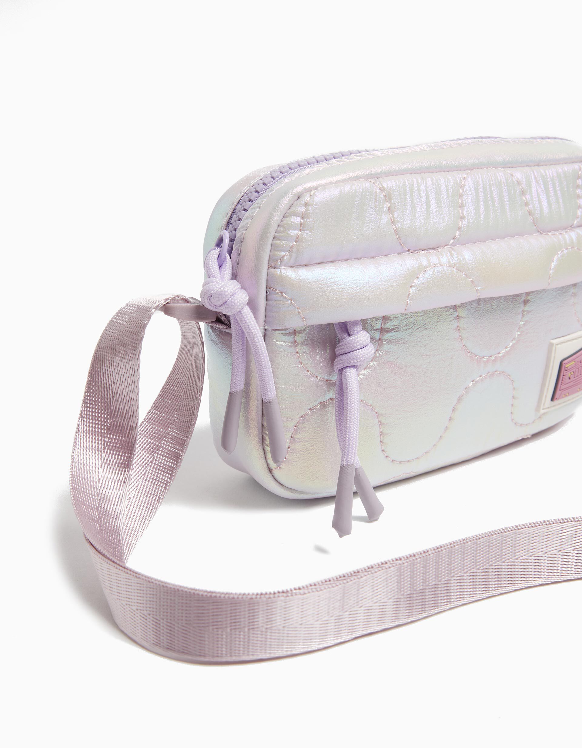 Comprar Online Mala de Efeito Metalizado, Menina, Cinzento