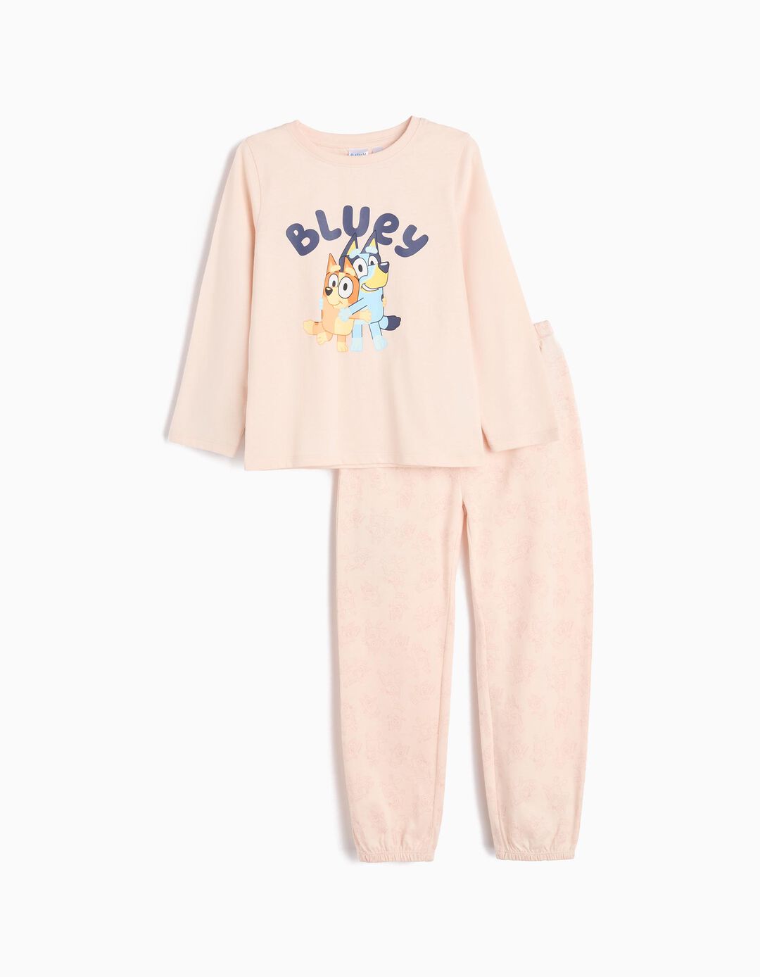 Pijama 'Bluey', Rec&eacute;m-Nascido, Rosa Claro