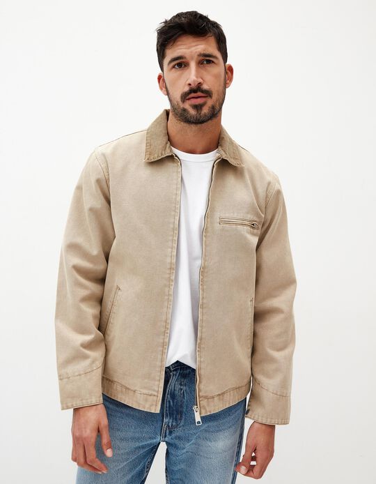 Comprar Online Casaco, Homem, Bege 