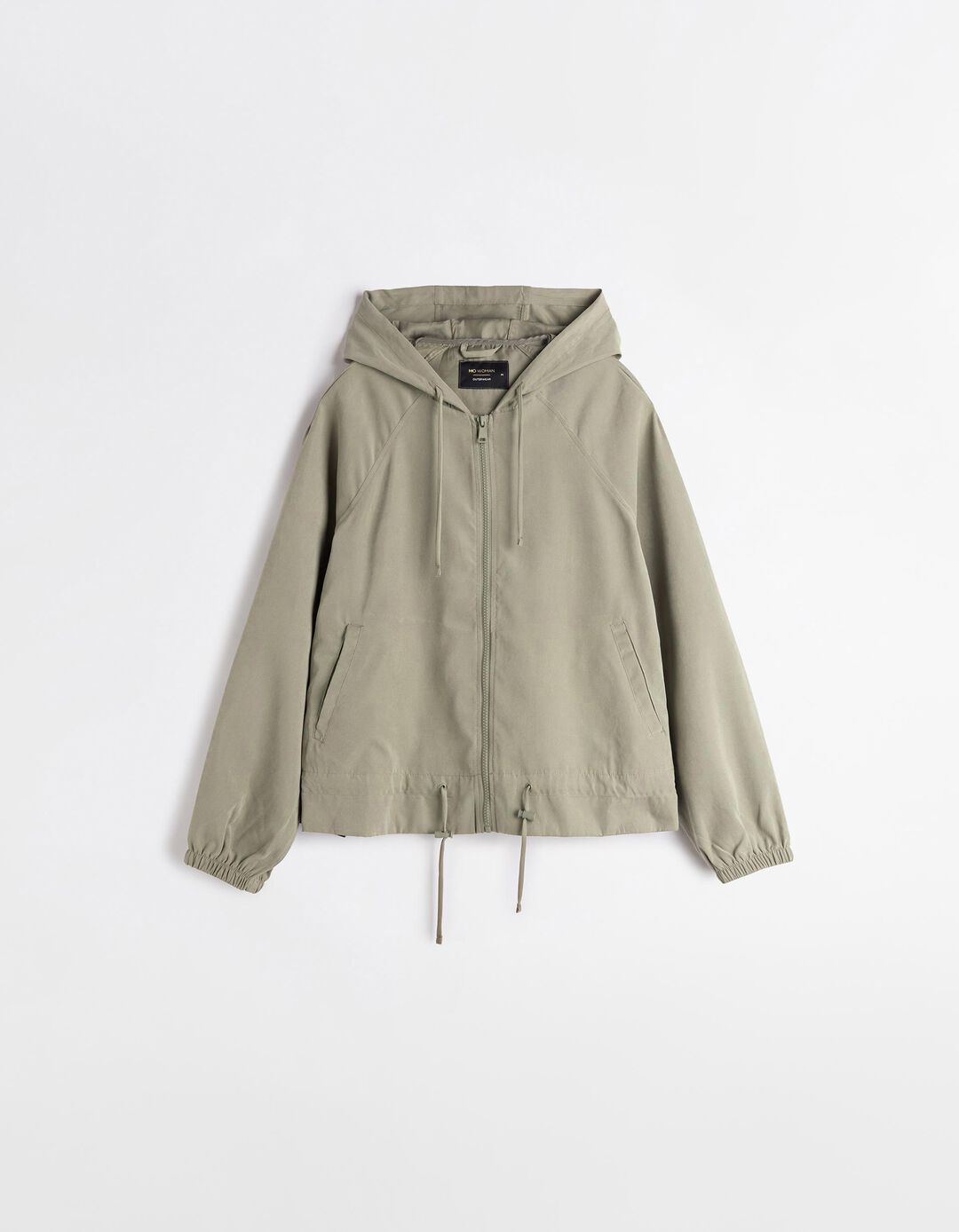 Parka Capuz, Mulher, Verde Escuro