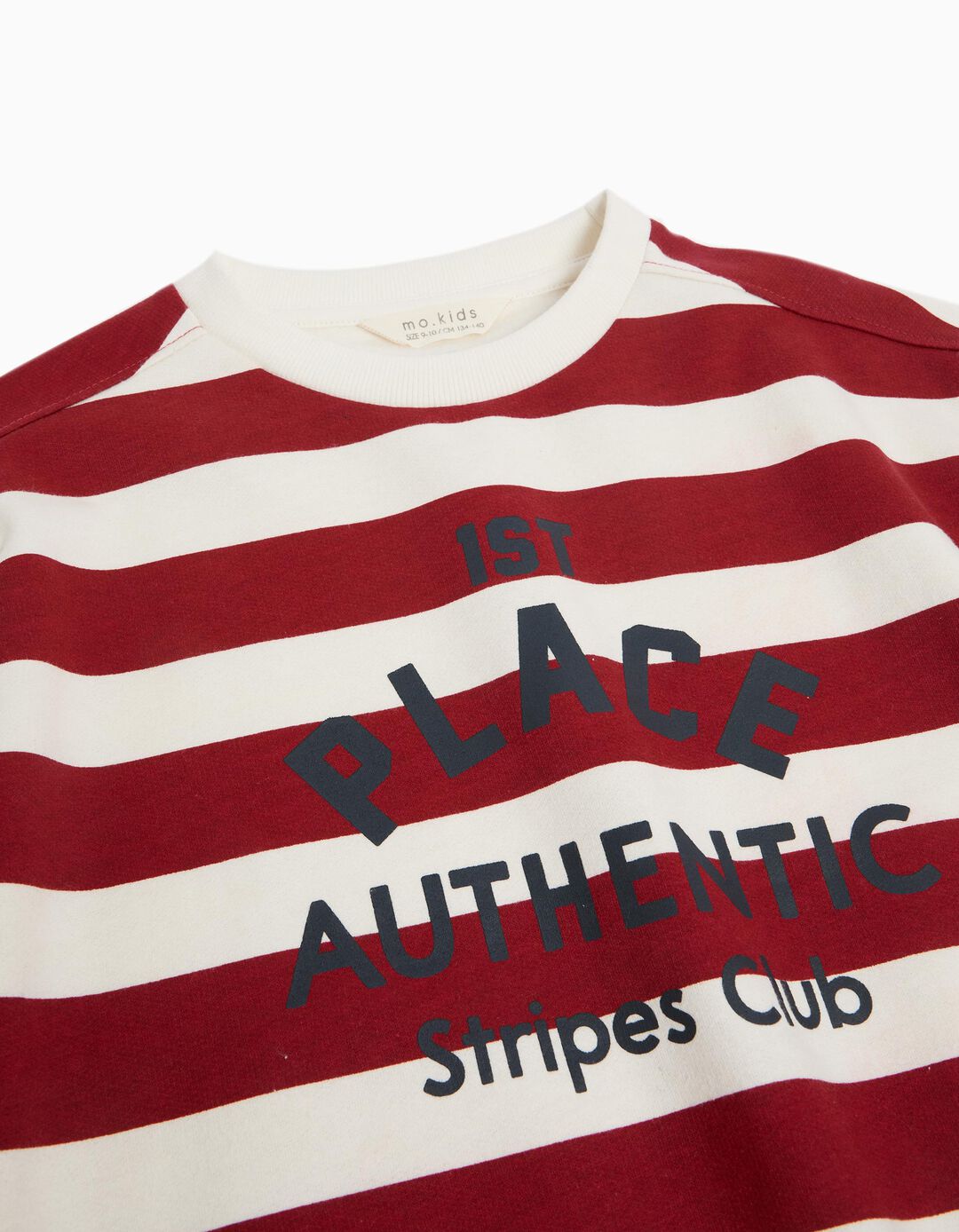 Sweatshirt Riscas, Menino, Vermelho Escuro