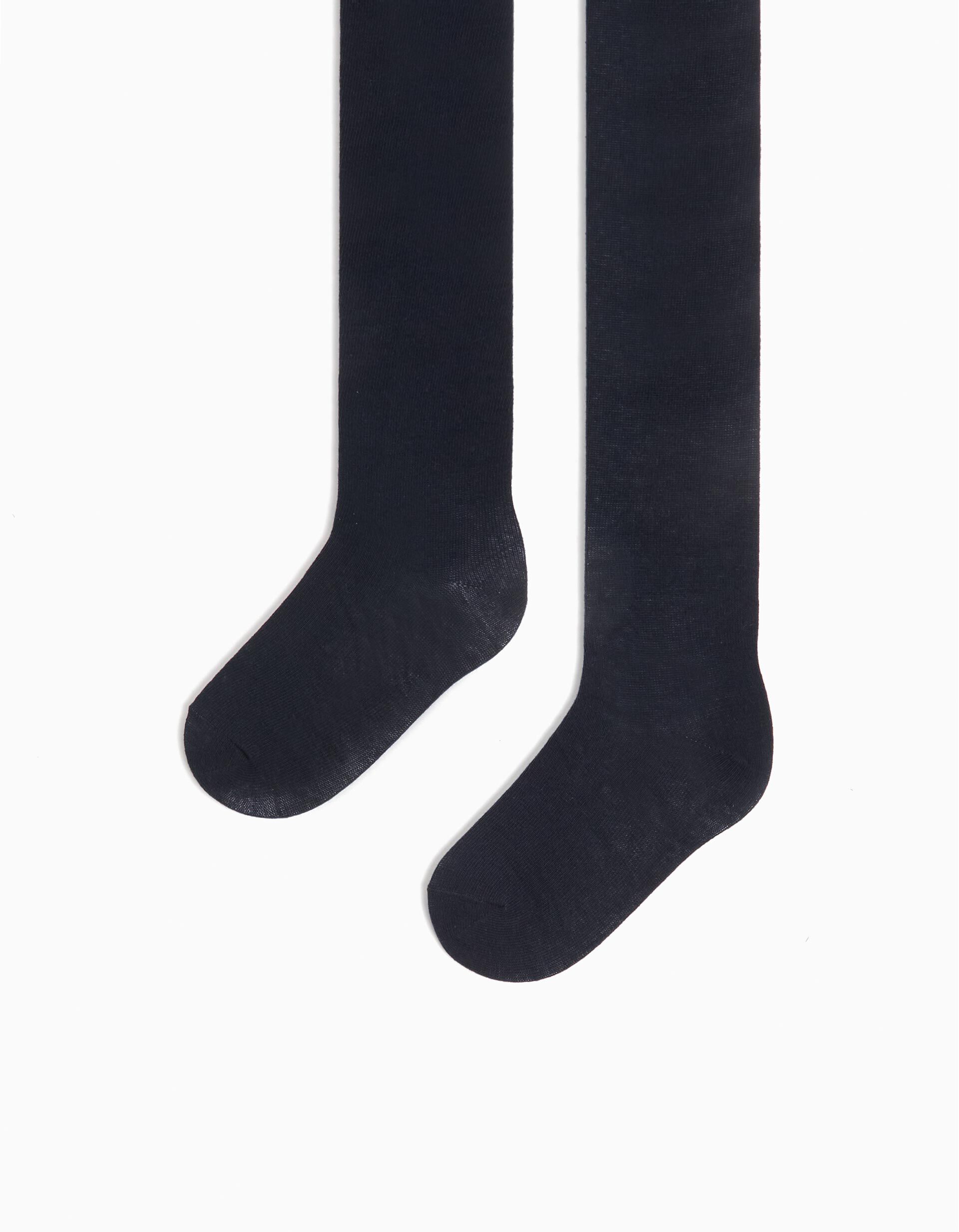 Pack 2 Pares de Collants, Menina, Azul Escuro