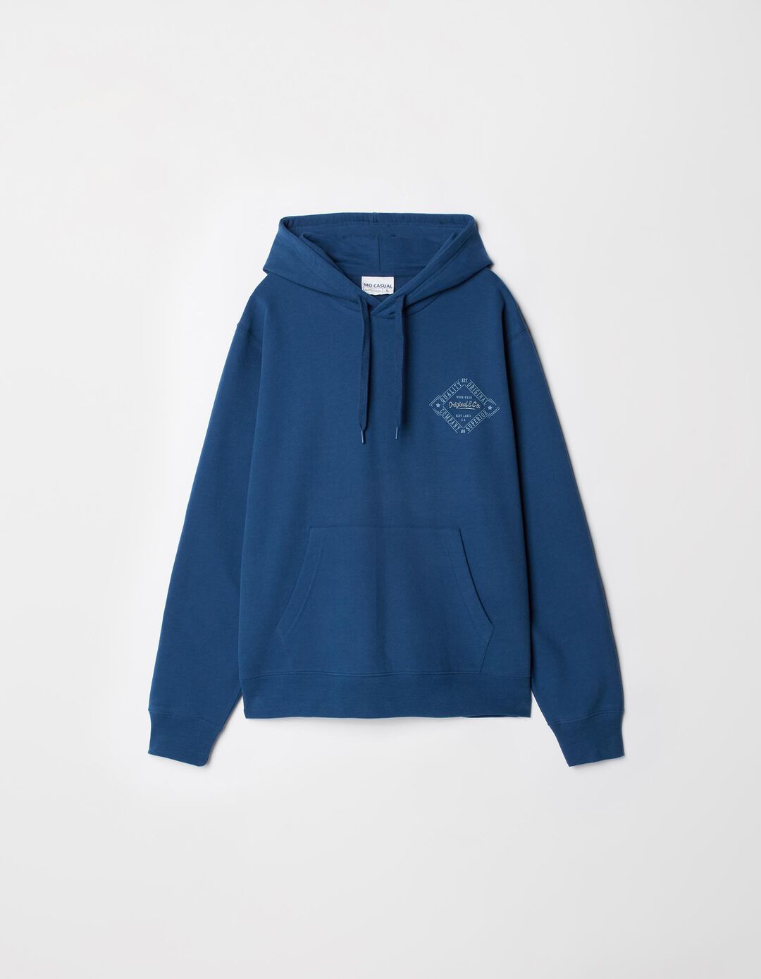 Sweatshirt de Felpa Capuz, Homem, Azul