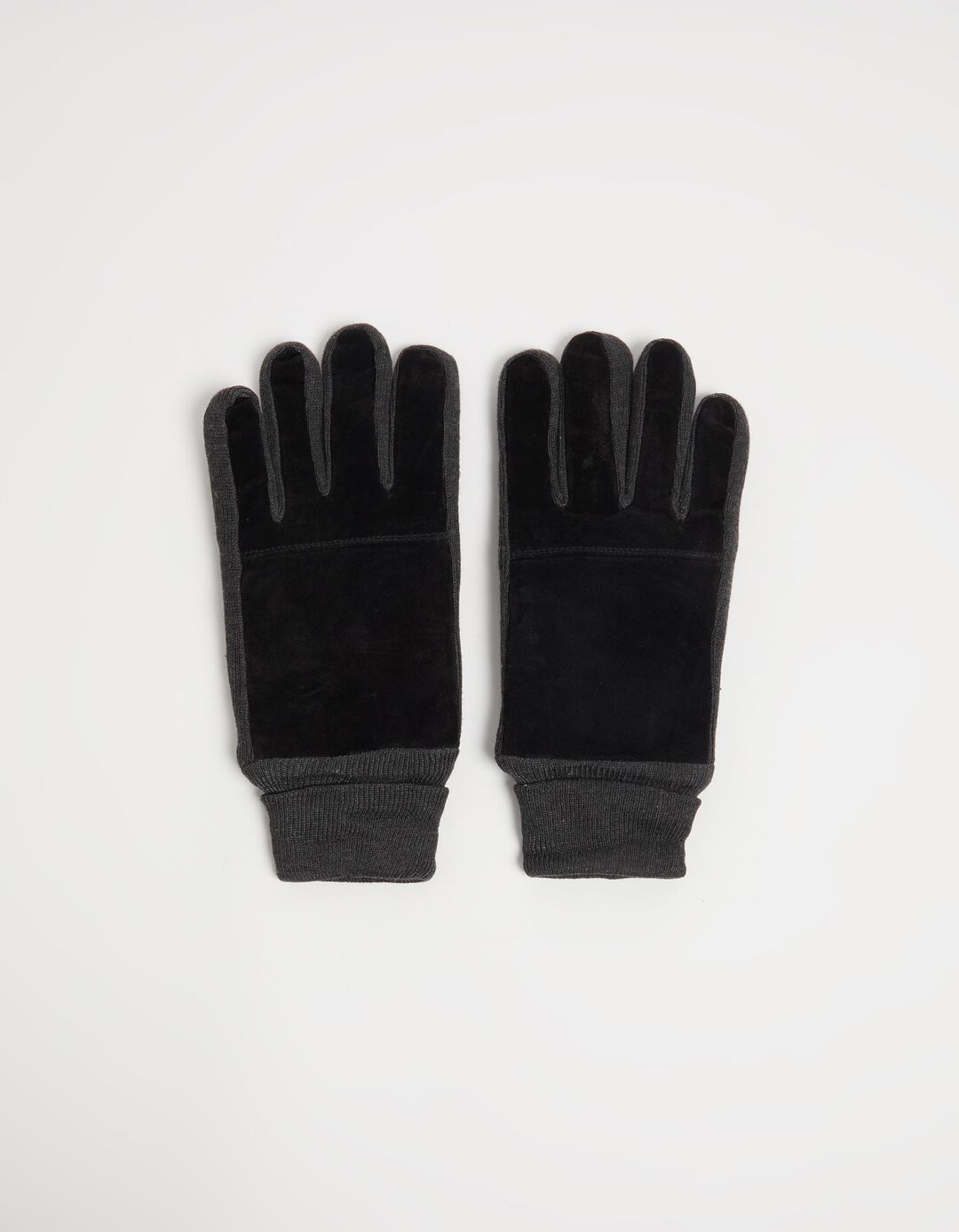 Luvas Pele Genu&iacute;na, Homem, Preto