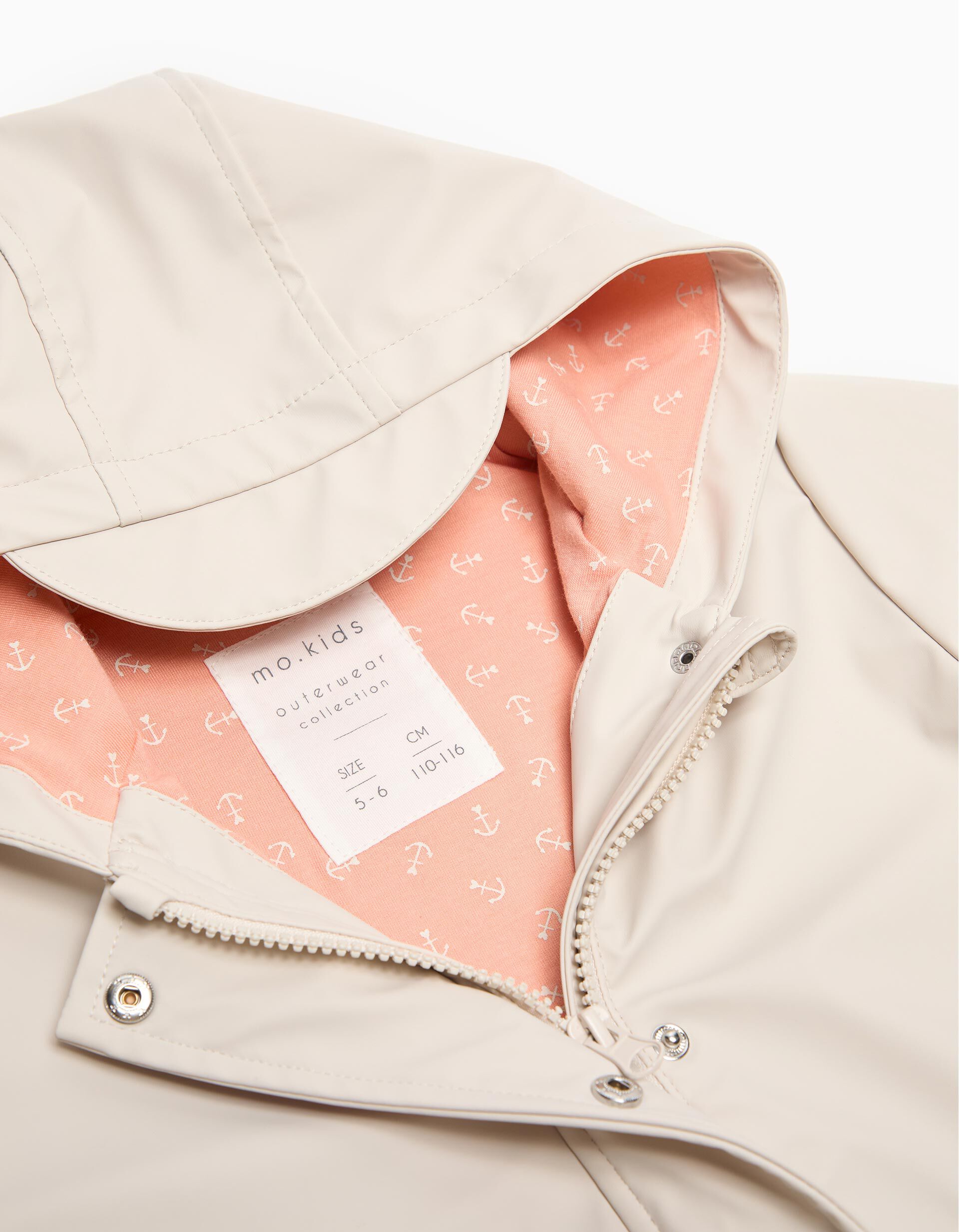 Comprar Online Casaco Corta-vento, Menina, Bege Claro