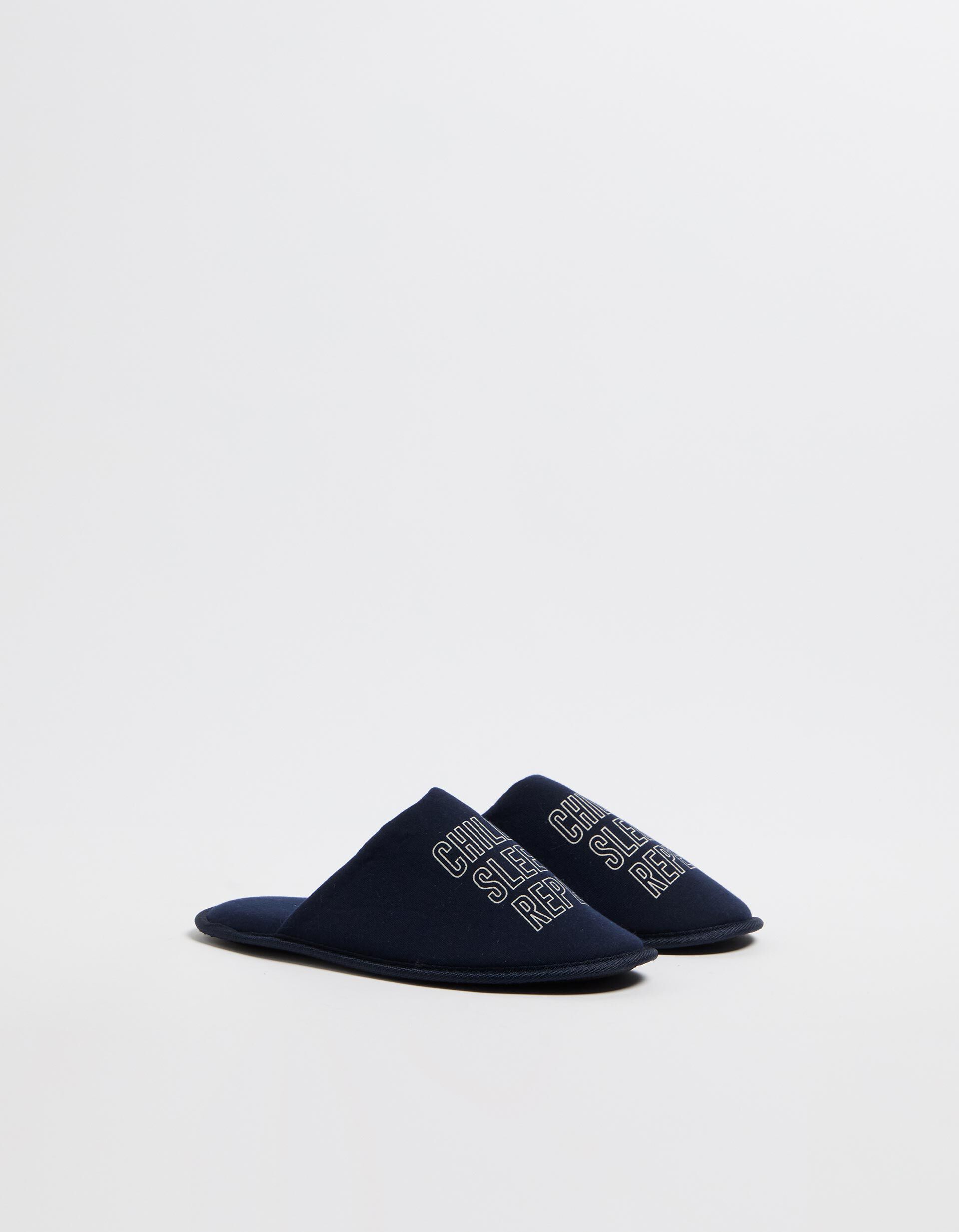 Comprar Online Chinelos Estampado, Homem, Azul Escuro