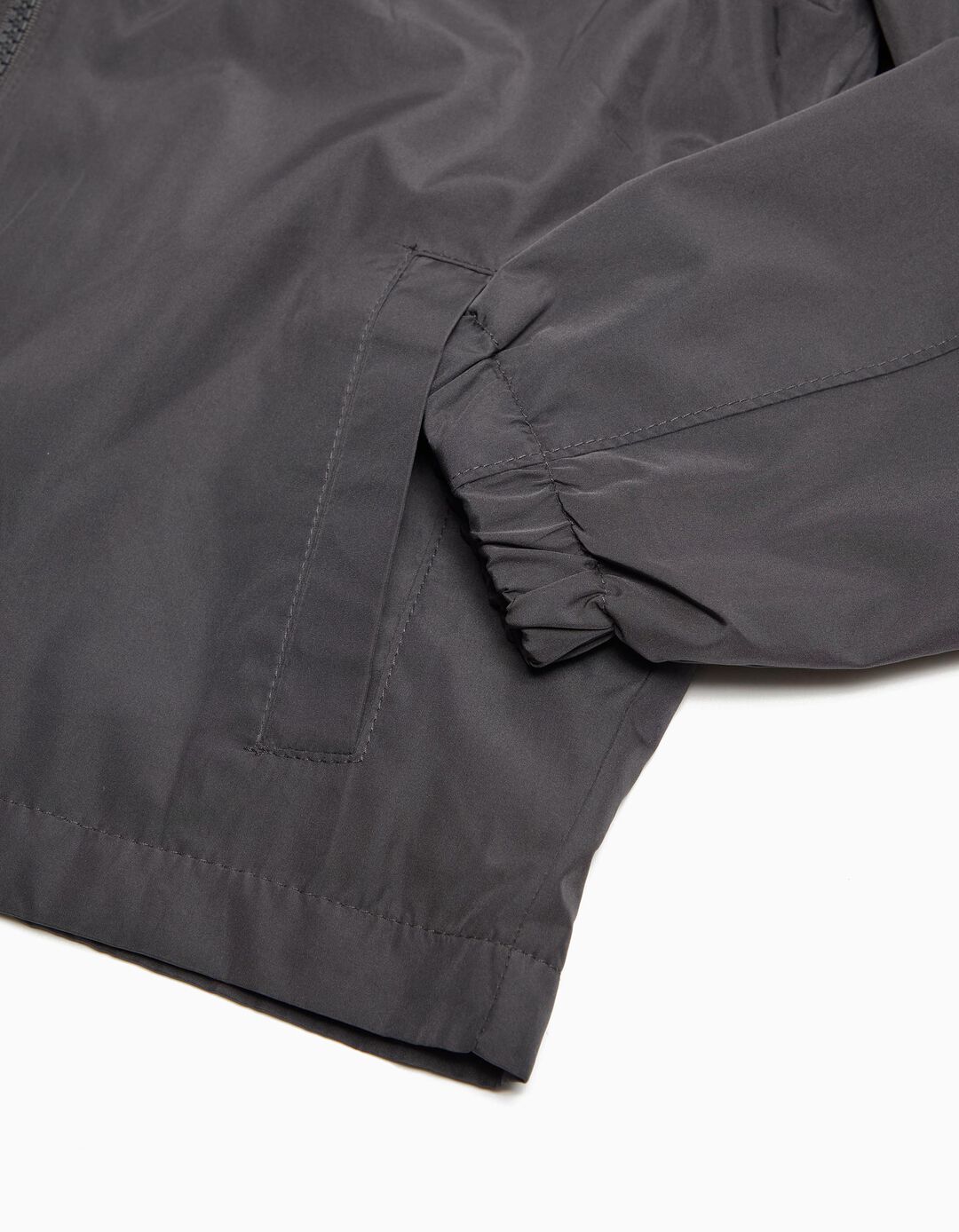 Parka com Capuz, Menino, Cinzento Escuro