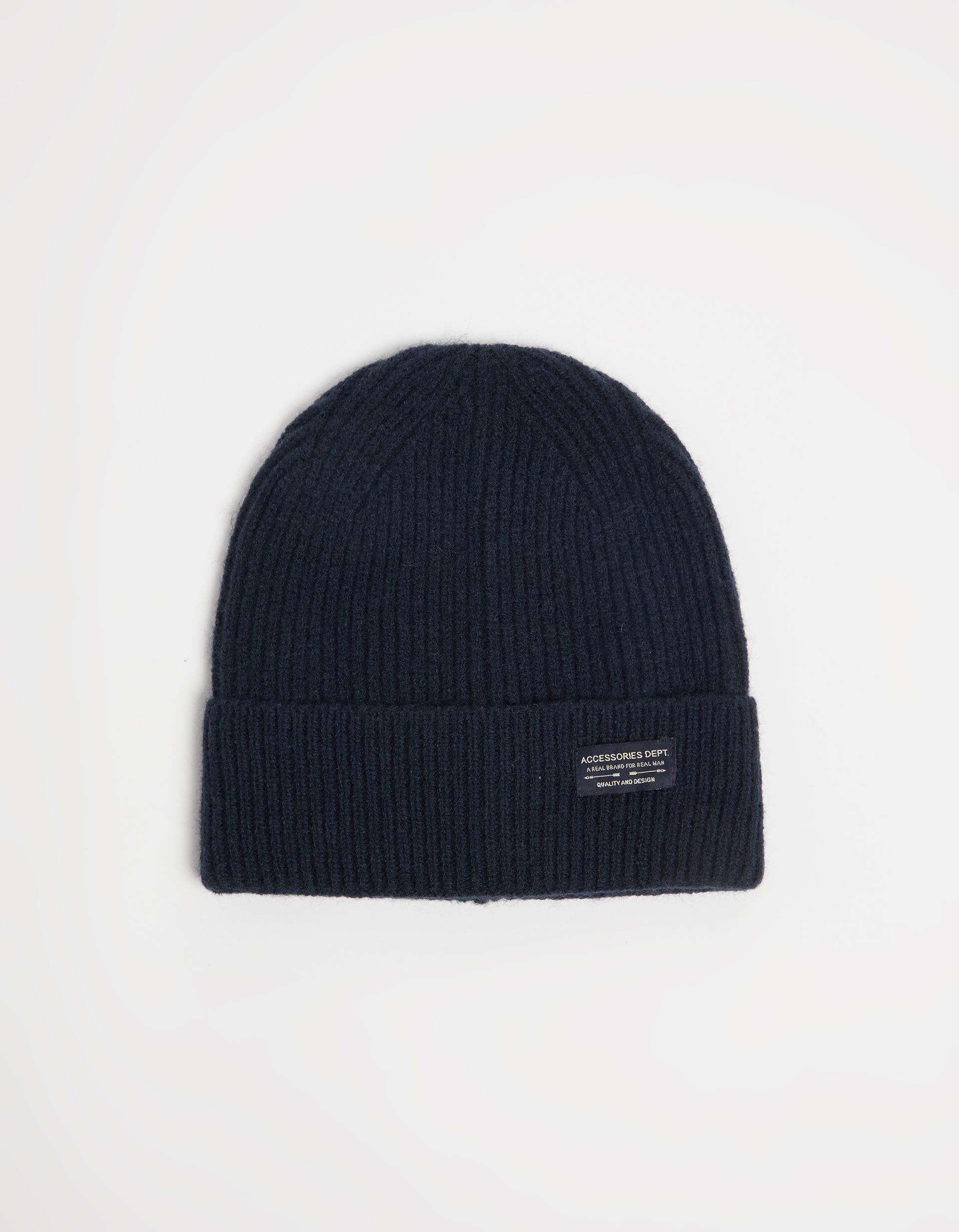 Gorro Malha, Homem, Azul Escuro