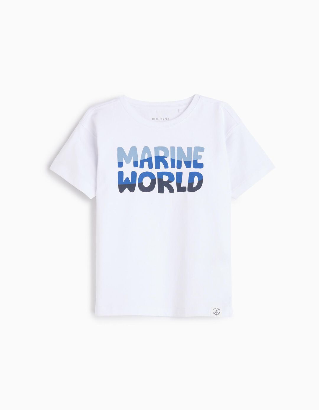 T-shirt Estampado, Menino, Branco 