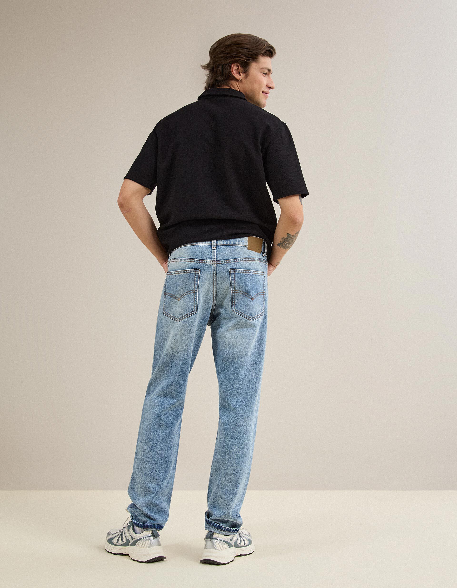 Cal&ccedil;as de Ganga 'Straight', Homem, Azul Claro