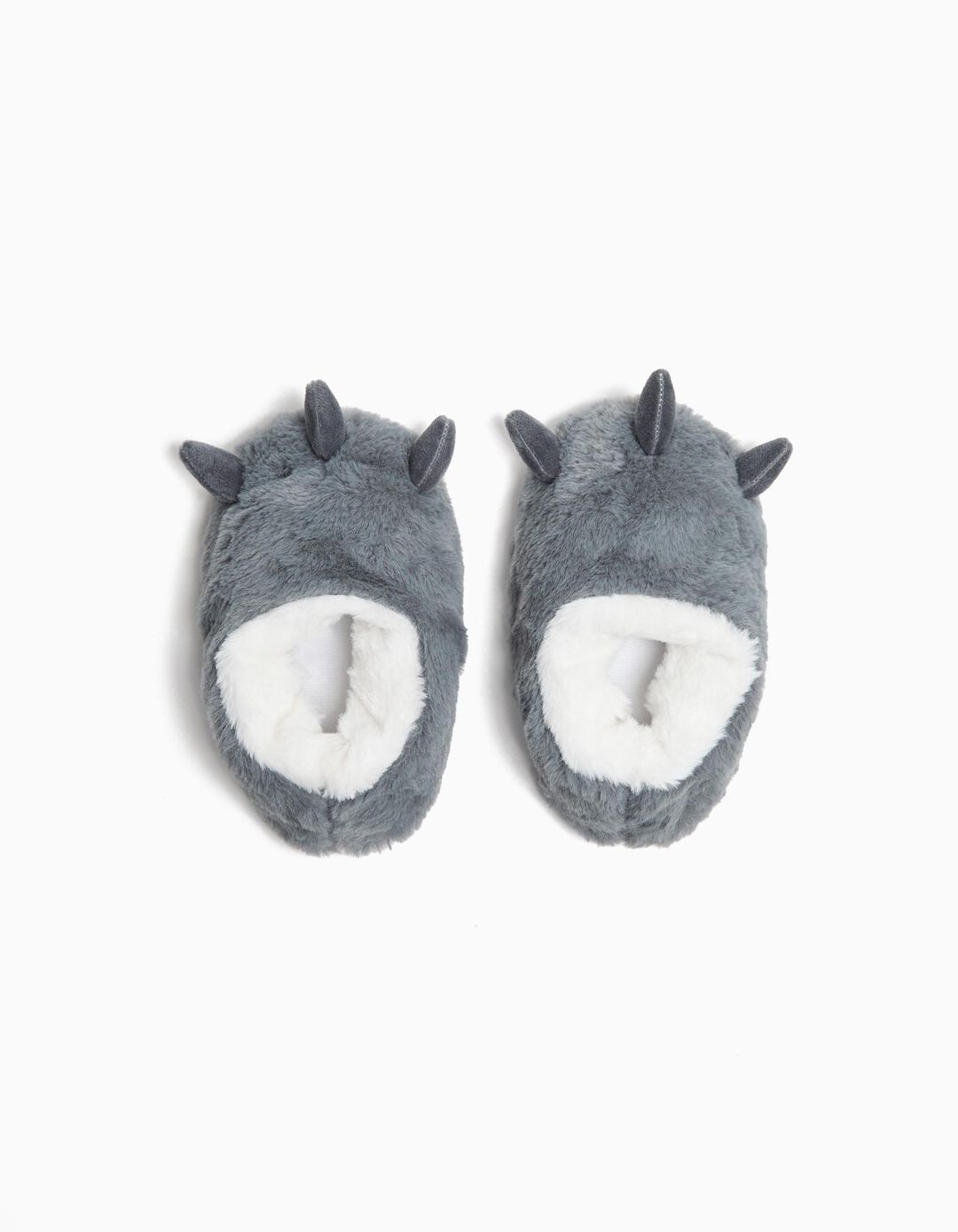 Pantufas de Peluche 'Garras', Menino, Cinzento