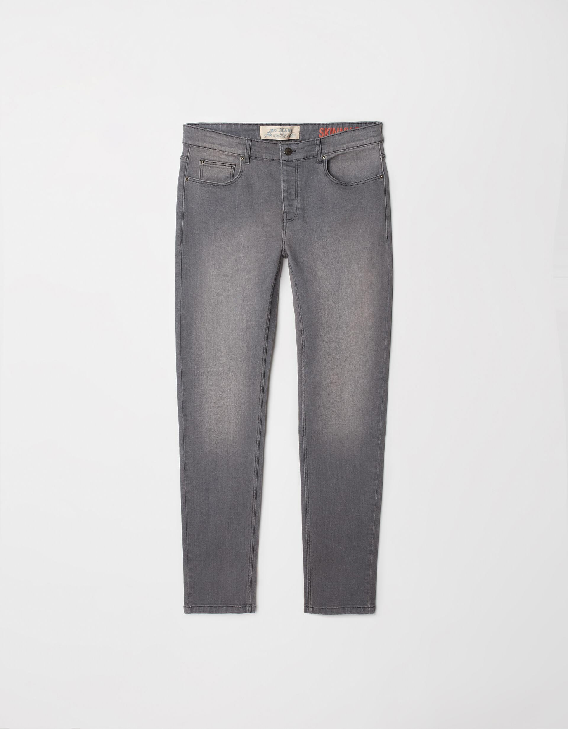 Cal&ccedil;as Skinny-fit, Homem, Cinza