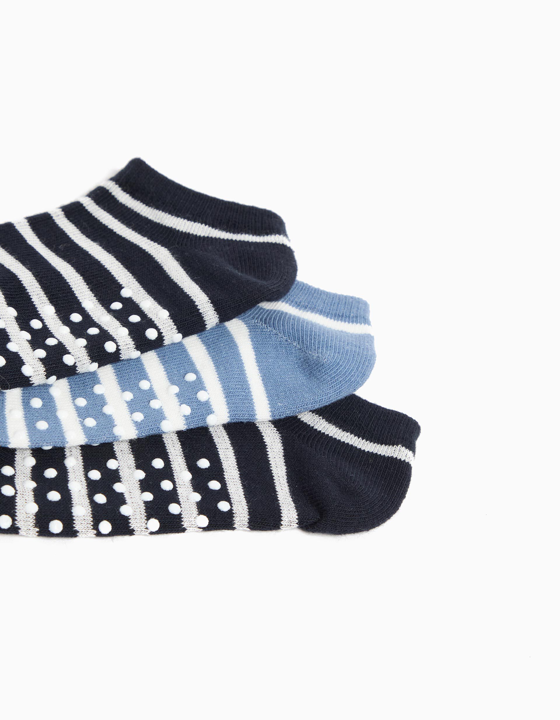 Comprar Online Pack 3 Pares de Meias Antiderrapantes, Menino, Multicor