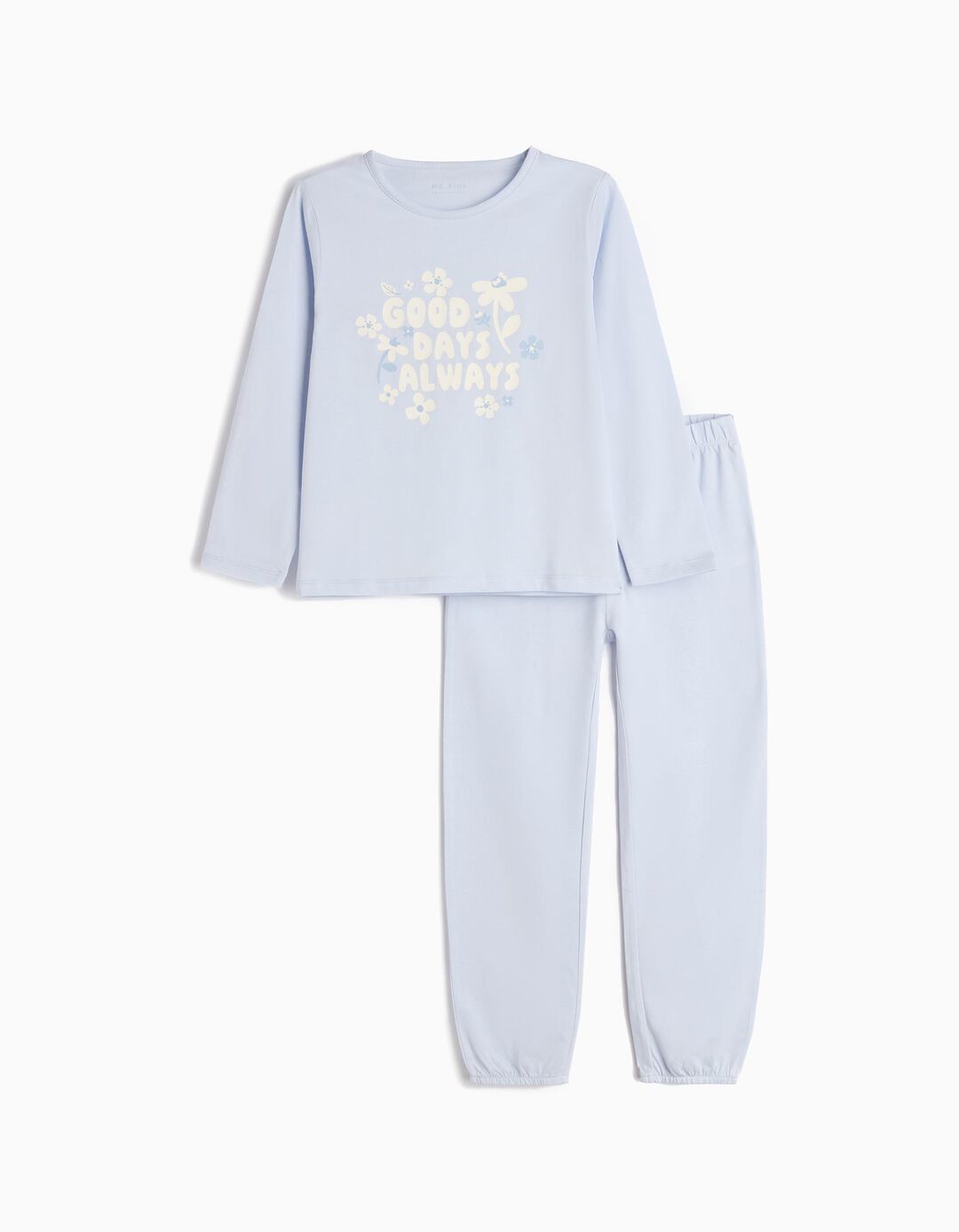 Pijama Jersey, Menina, Azul Claro