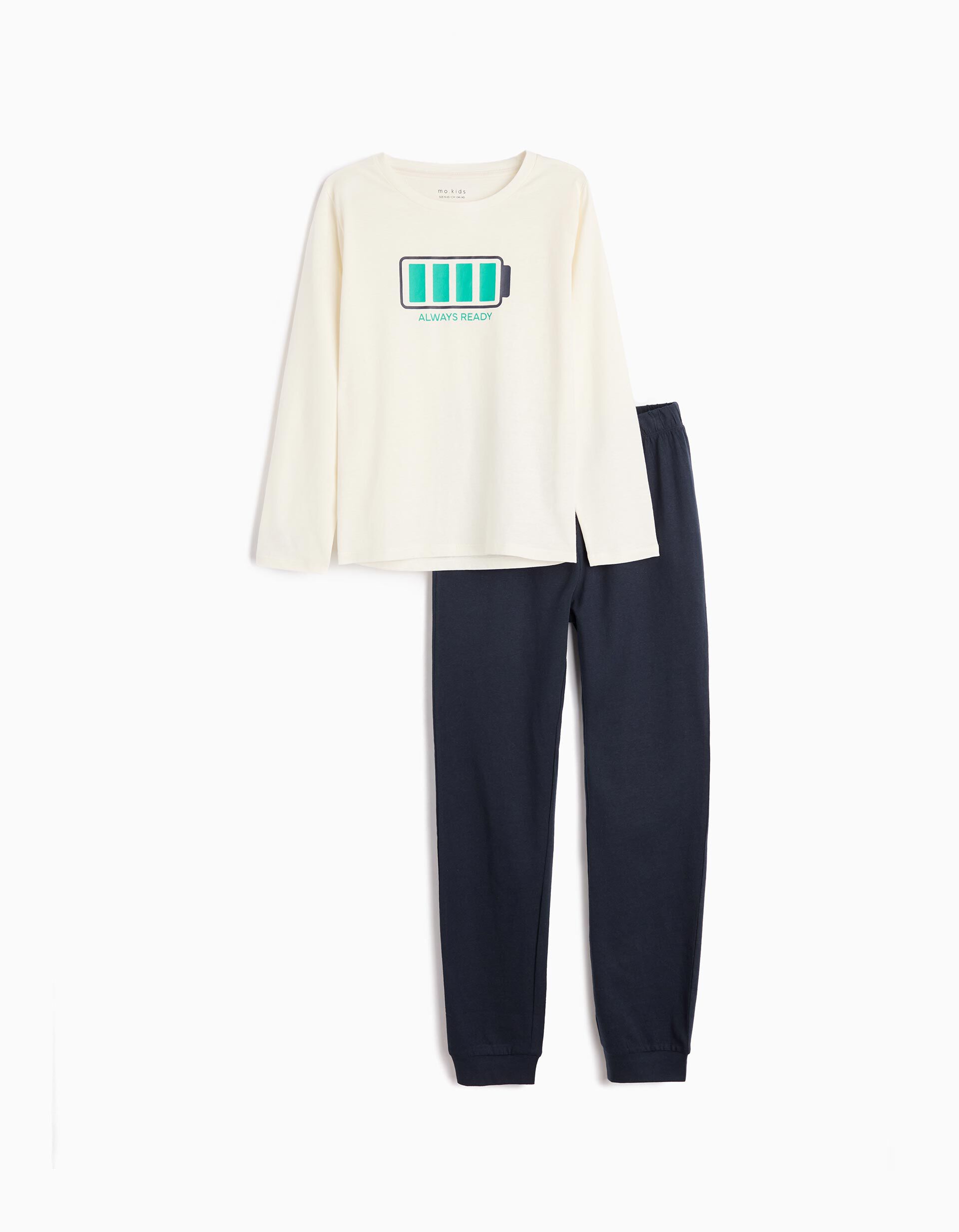 Comprar Online Pijama Jersey, Crian&ccedil;a, Branco