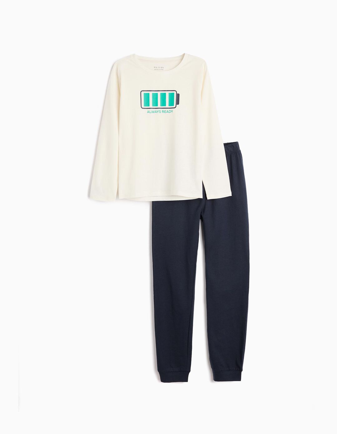 Pijama Jersey, Criança, Branco