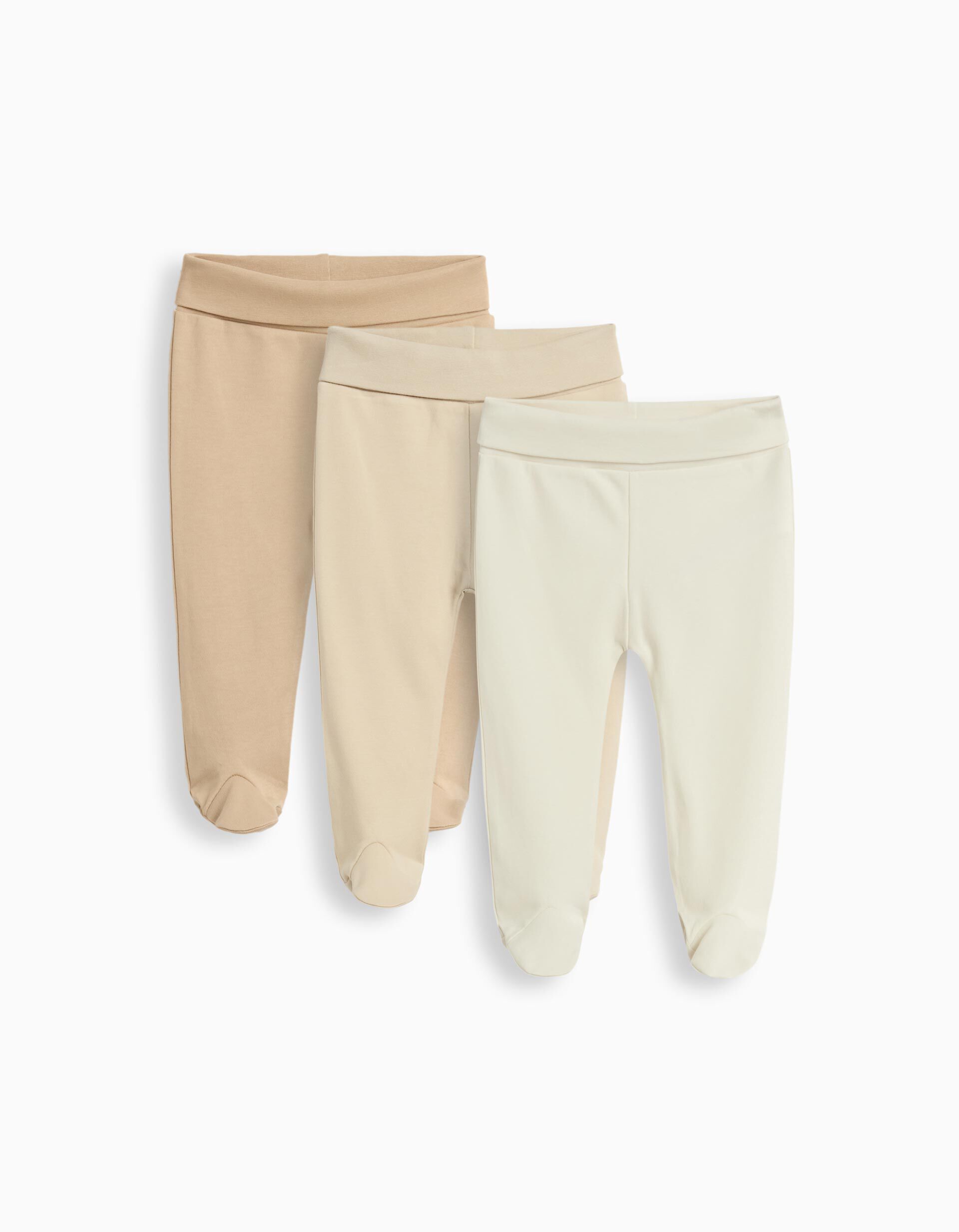 Pack 3 Cal&ccedil;as com P&eacute;s, Beb&eacute;, Multicor
