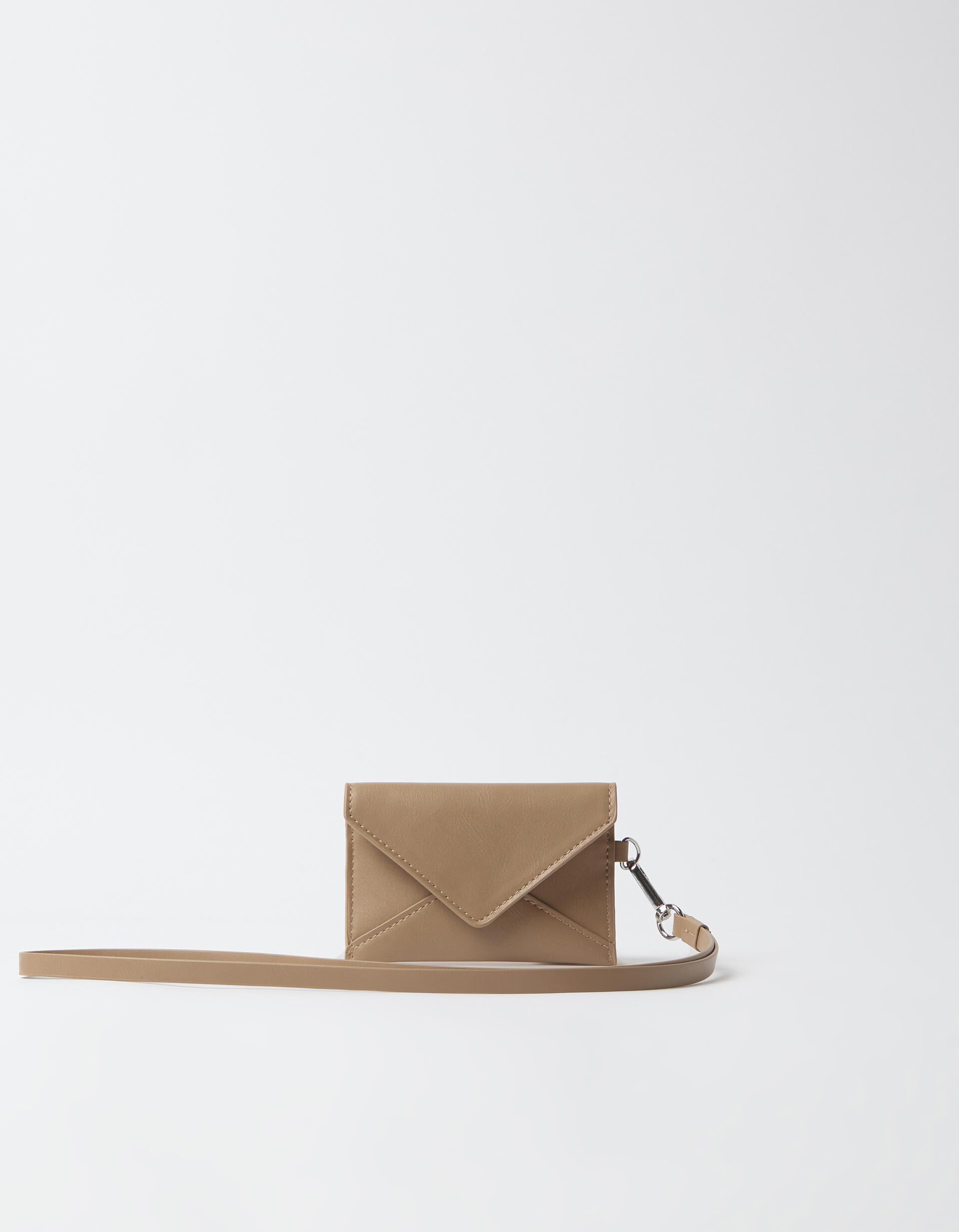 Carteira Envelope, Mulher, Bege