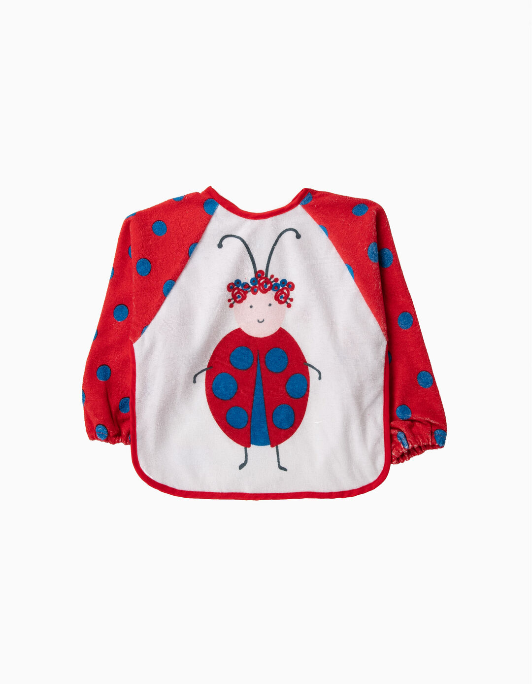 Babete Com Mangas Ladybug Zy Baby
