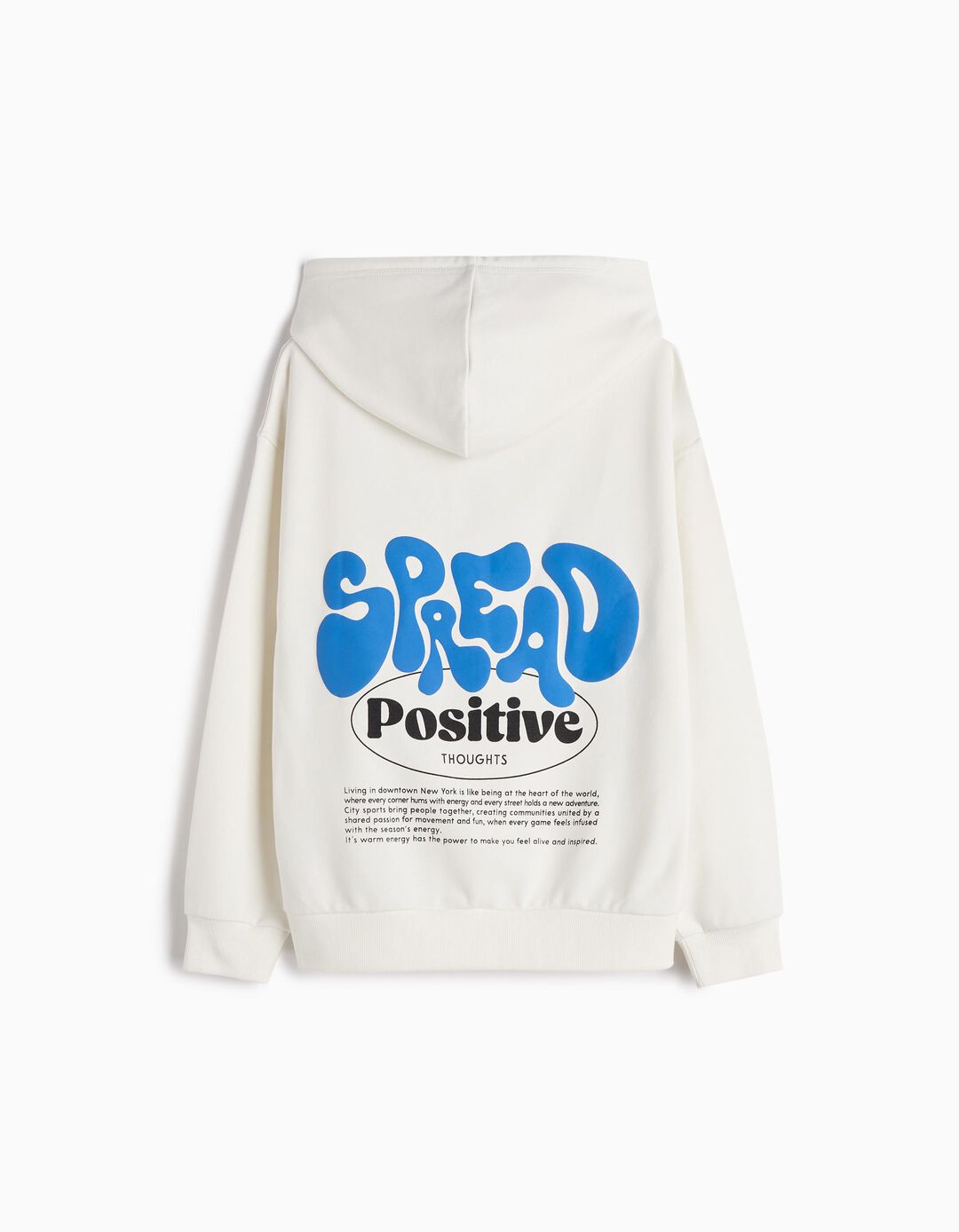 Sweatshirt de Felpa Capuz, Menino, Branco