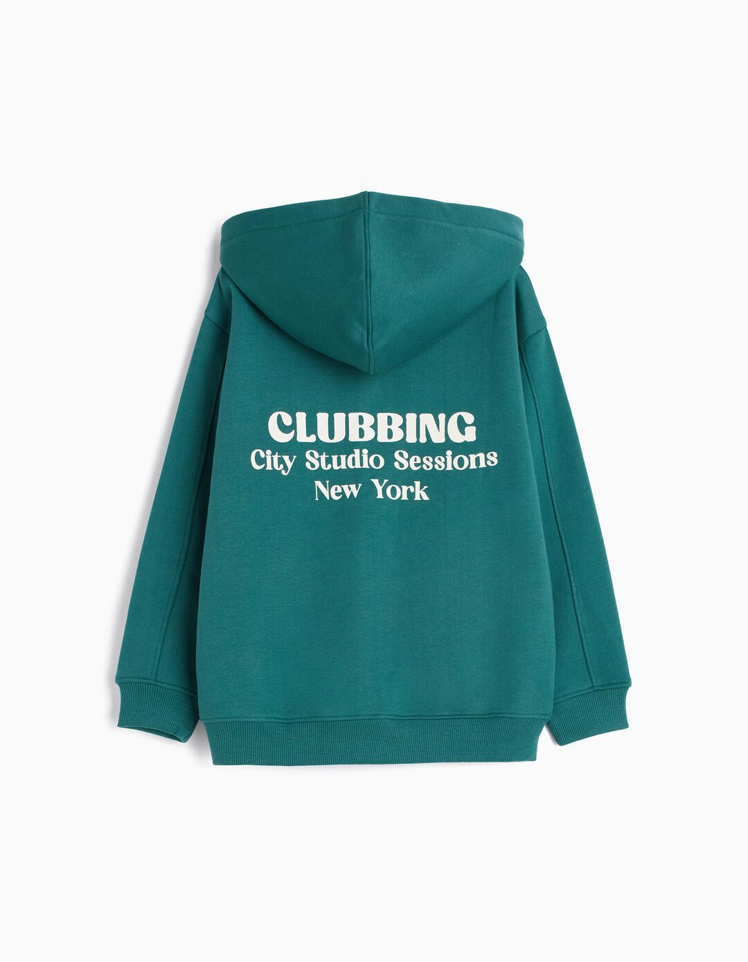 Casaco com Capuz, Menino, Verde Escuro