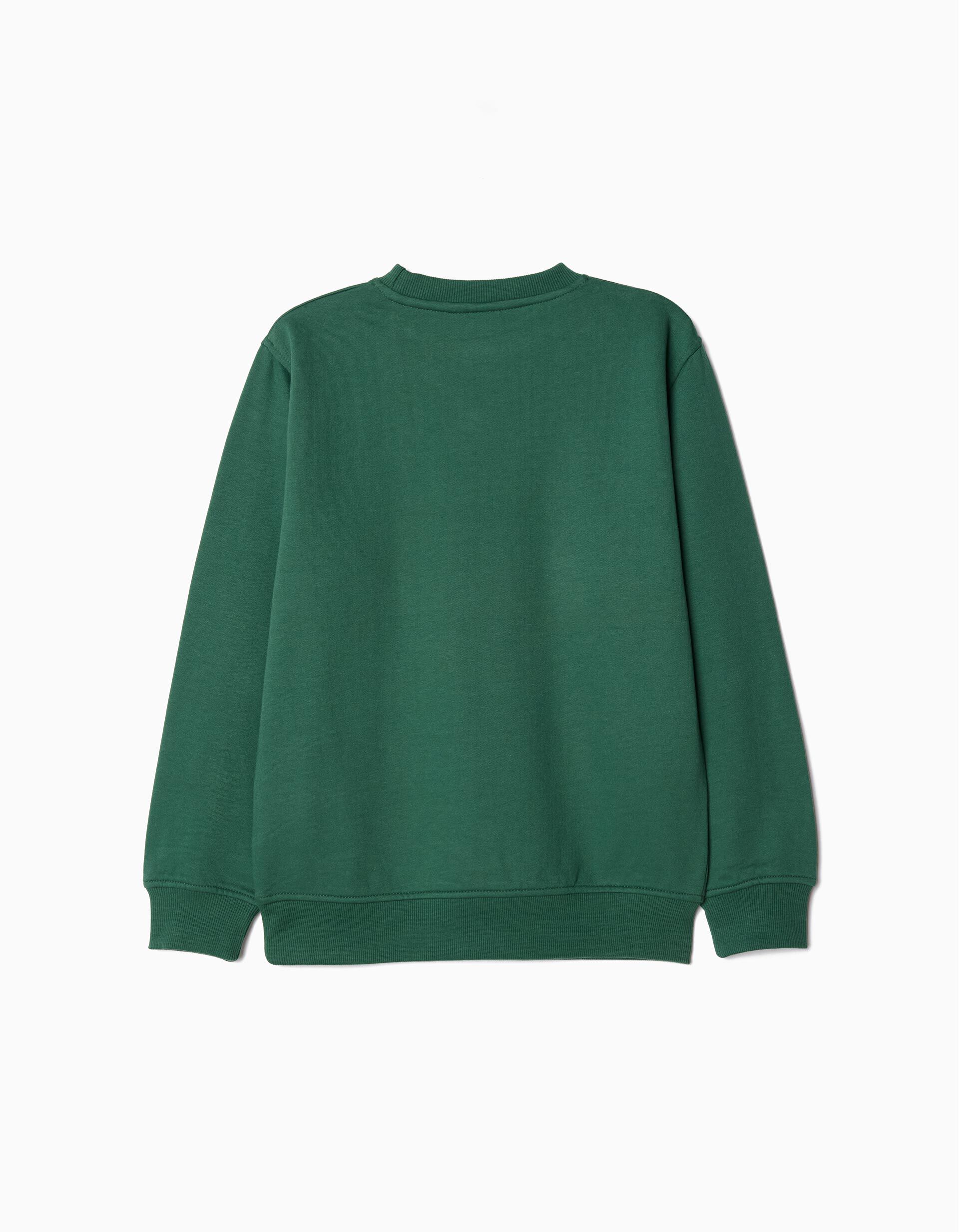 Comprar Online Sweatshirt de Felpa Natal, Menino, Verde
