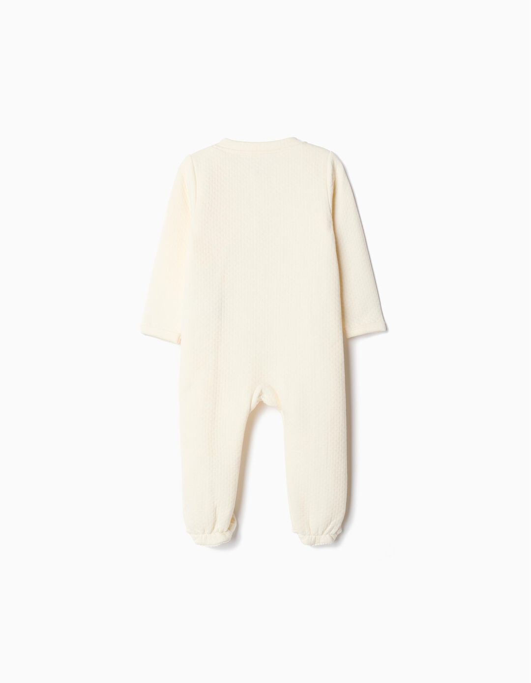 Babygrow de Manga Comprida, Bebé, Bege Claro
