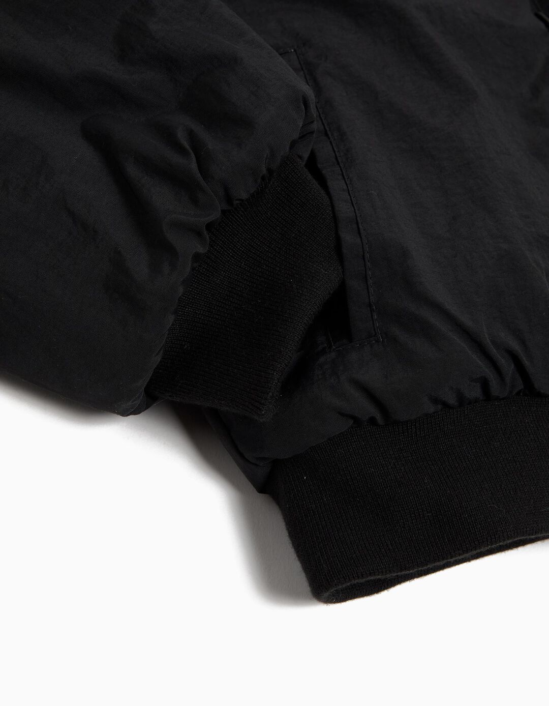 Casaco Bomber, Menina, Preto