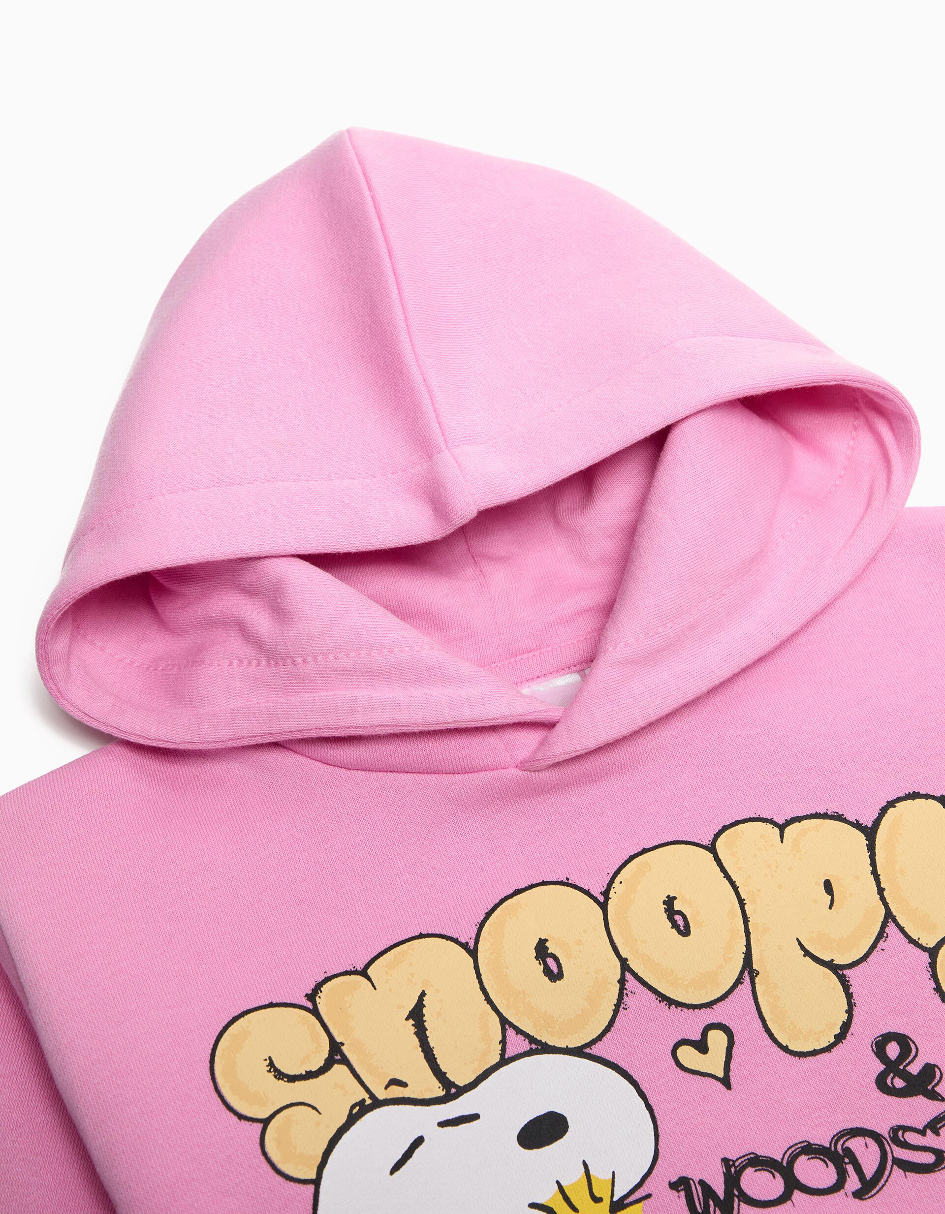 Comprar Online Sweatshirt Capuz 'Snoopy', Menina, Rosa
