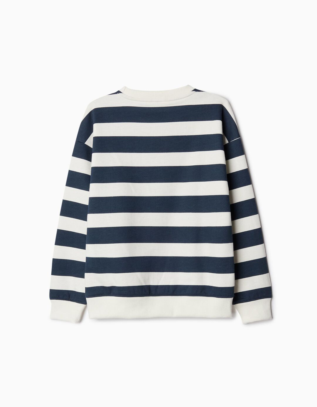 Sweatshirt Riscas, Menino, Azul Escuro 