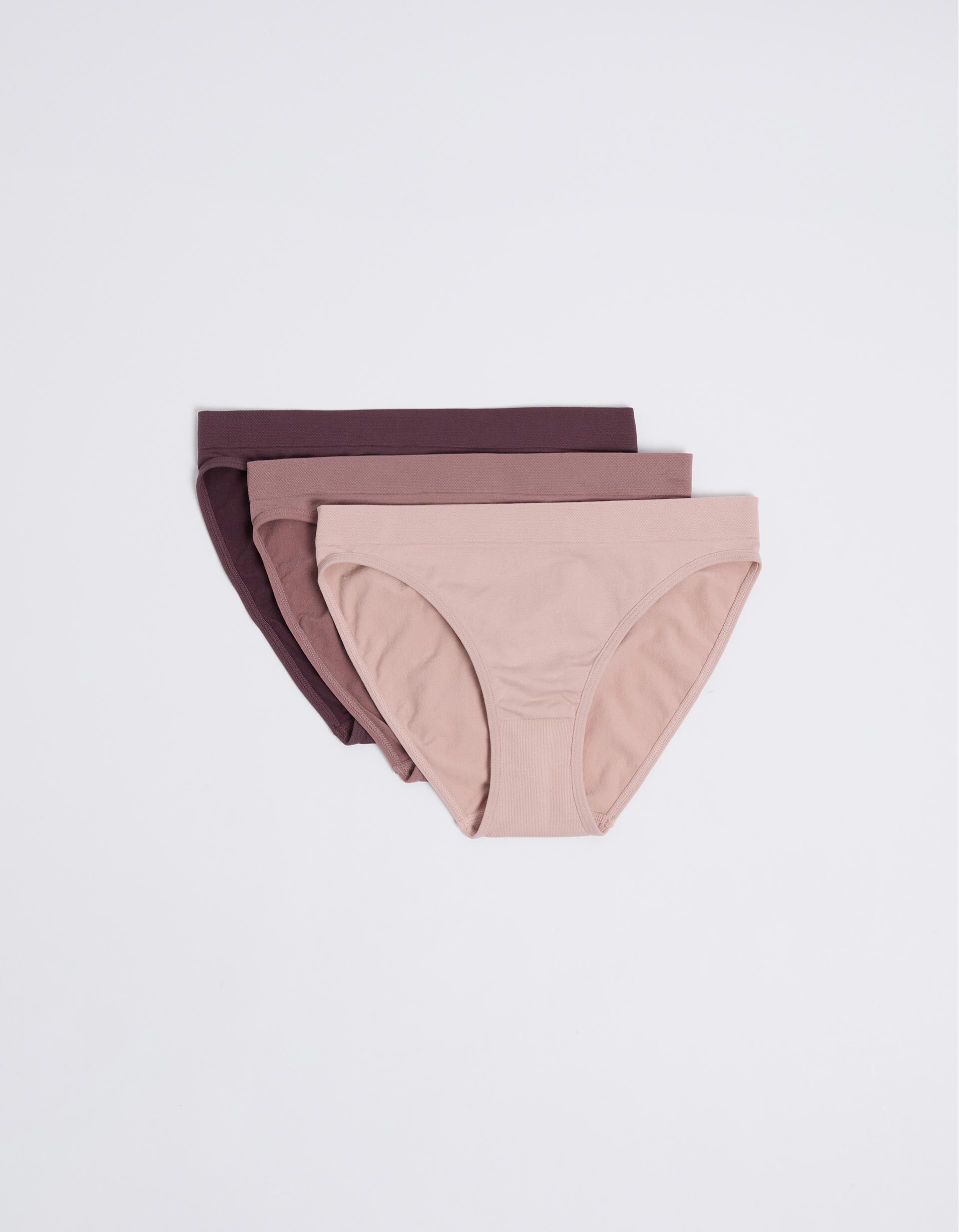 Pack 3 Cuecas, Mulher, Rosa Escuro