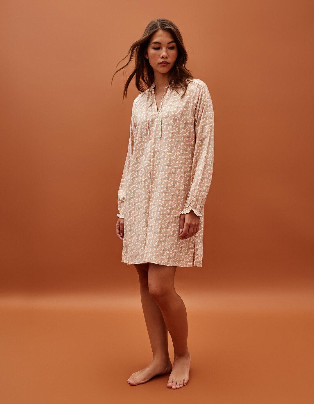 Camisa de Dormir, Mulher, Rosa Claro