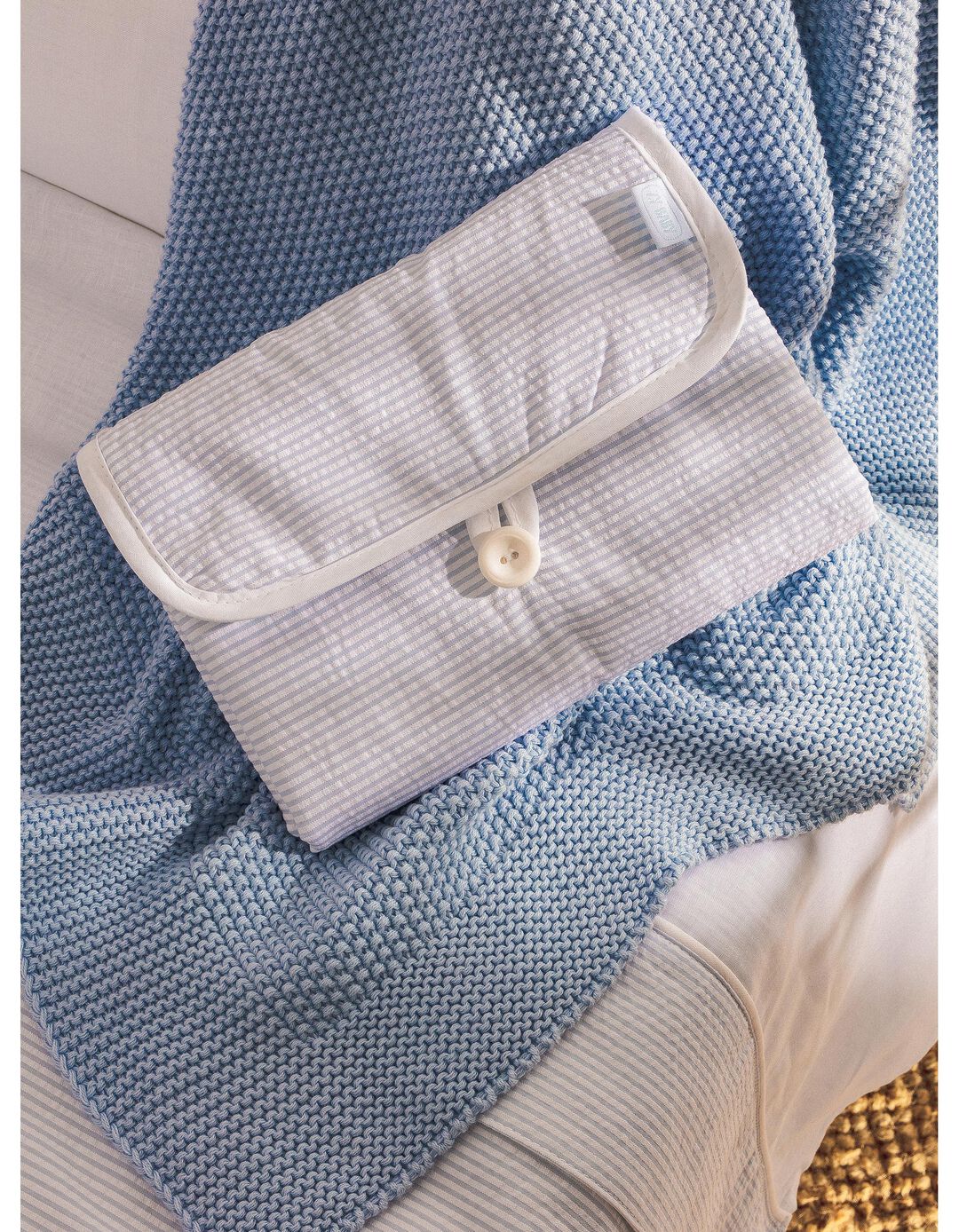 Muda Fraldas Essential Blue Zy Baby
