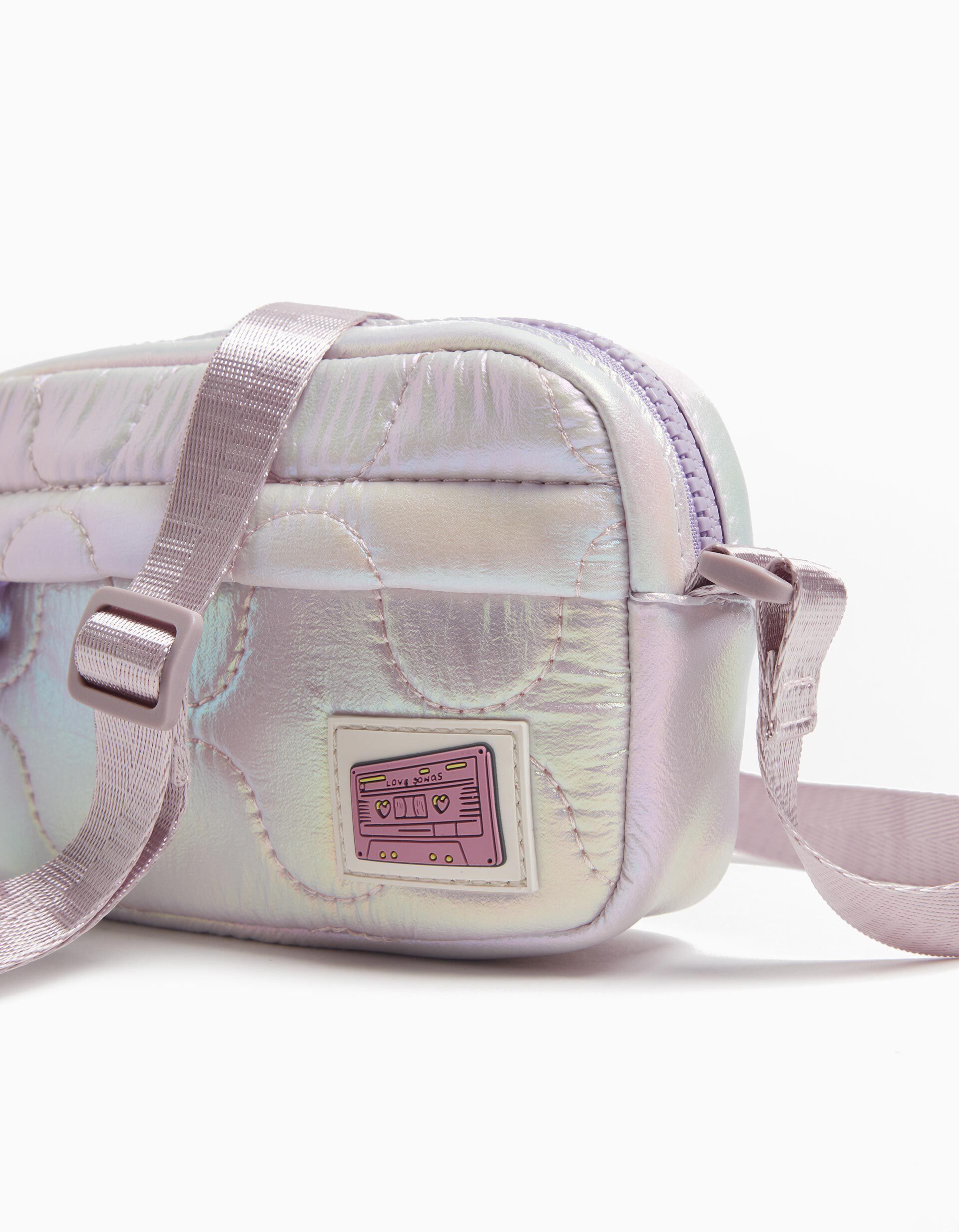 Comprar Online Mala de Efeito Metalizado, Menina, Cinzento
