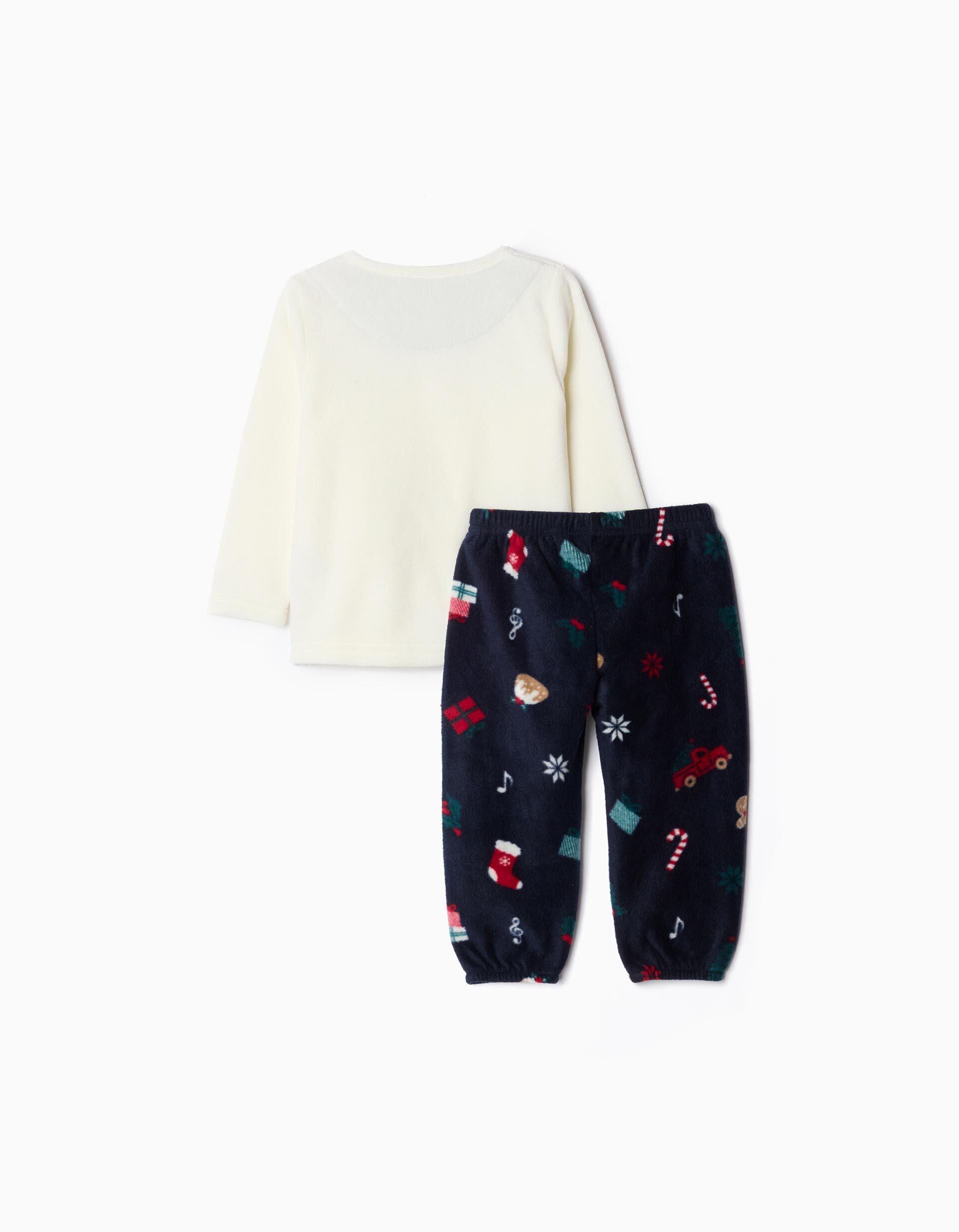 Comprar Online Pijama Polar Natal, Menina, Branco