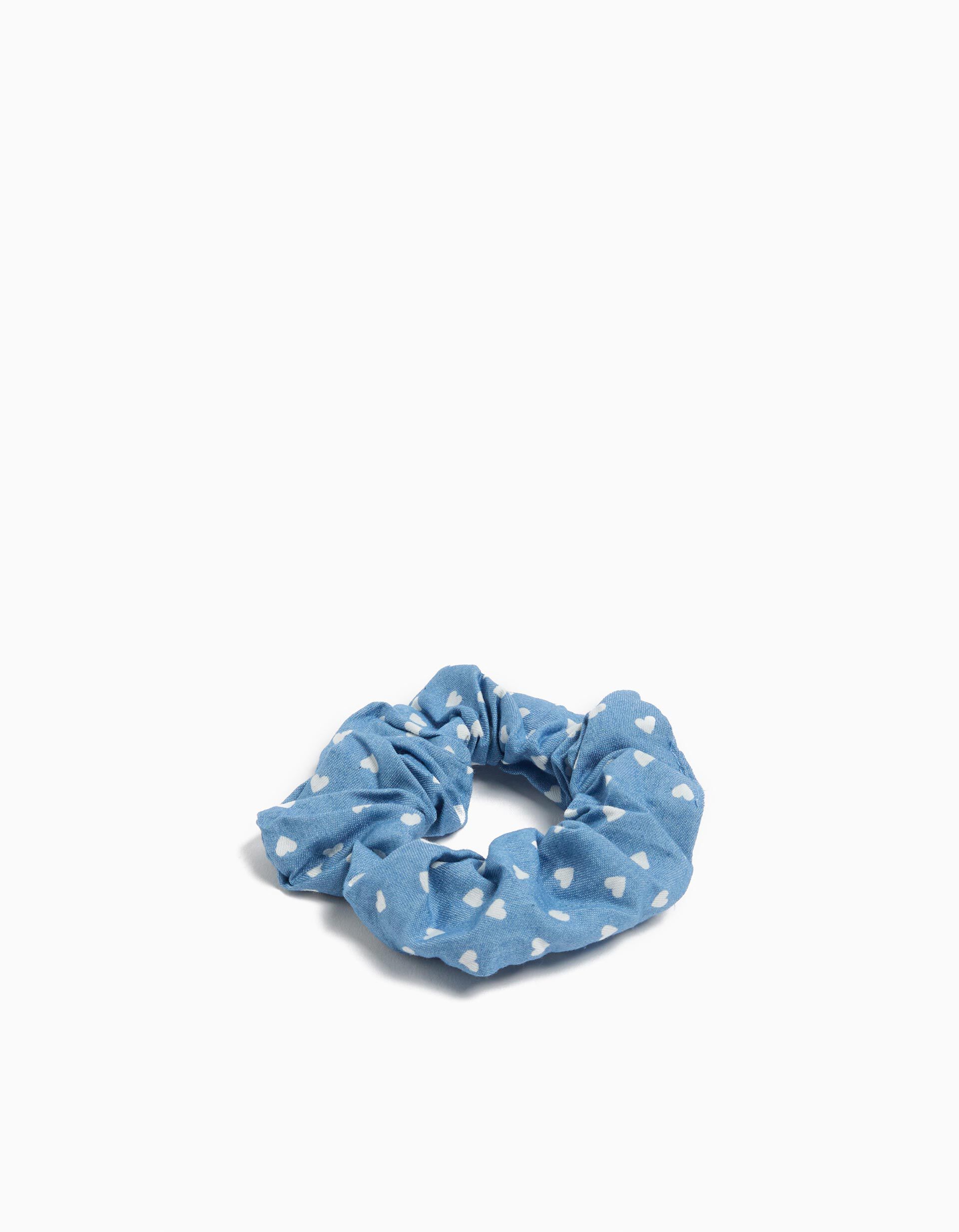 Comprar Online El&aacute;stico de Cabelo Scrunchie, Menina, Azul Claro