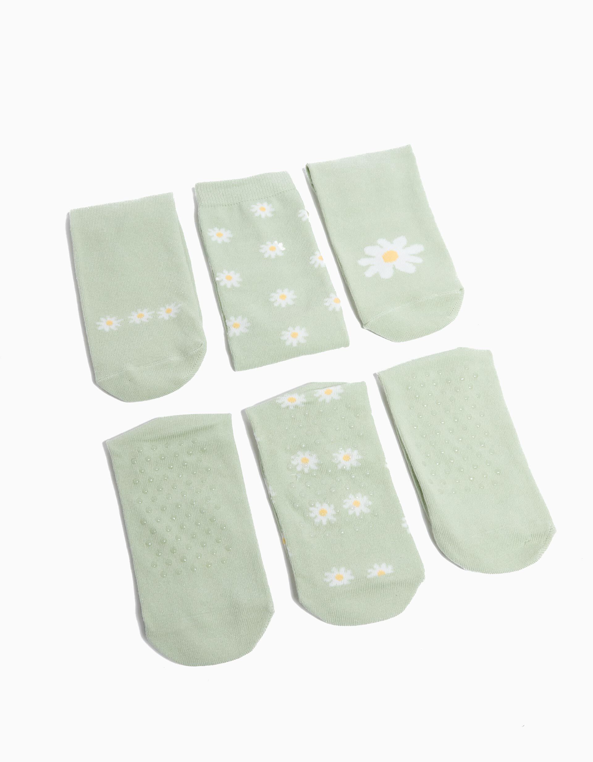 Comprar Online Pack 3 Pares de Meias Antiderrapantes, Menina, Multicor