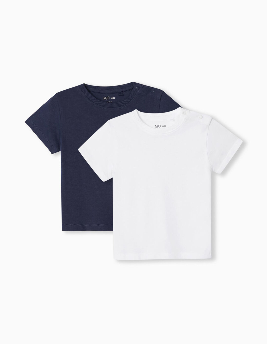 Pack 2 T-shirts Básicas Lisas, Bebé Menino, Multicor