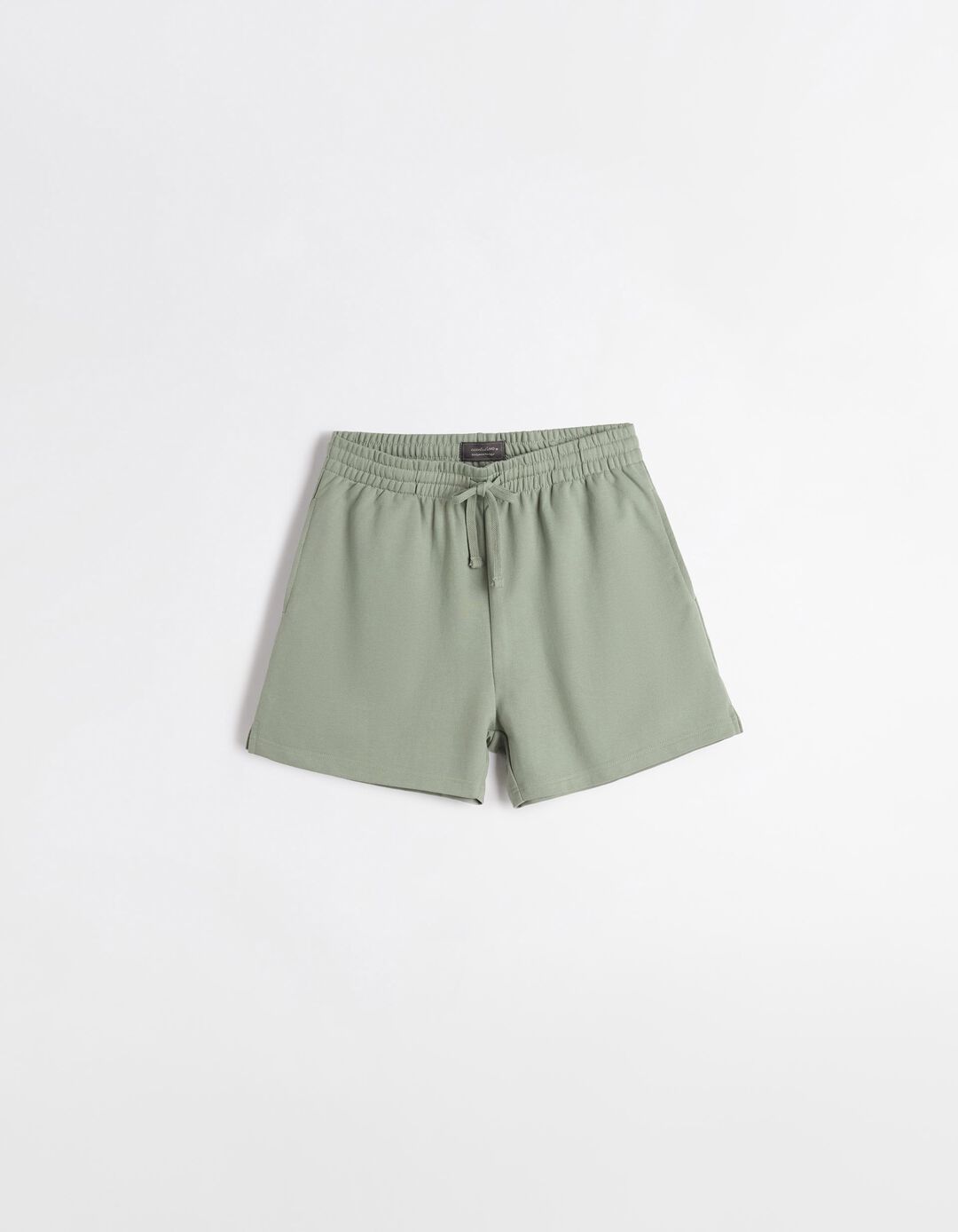 Calções Fleece, Mulher, Verde Claro