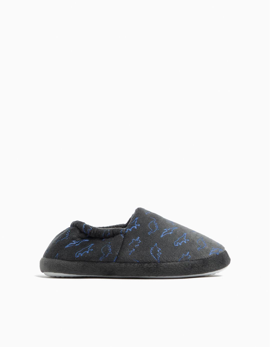 Pantufas Dinossauros, Menino, Cinzento Escuro