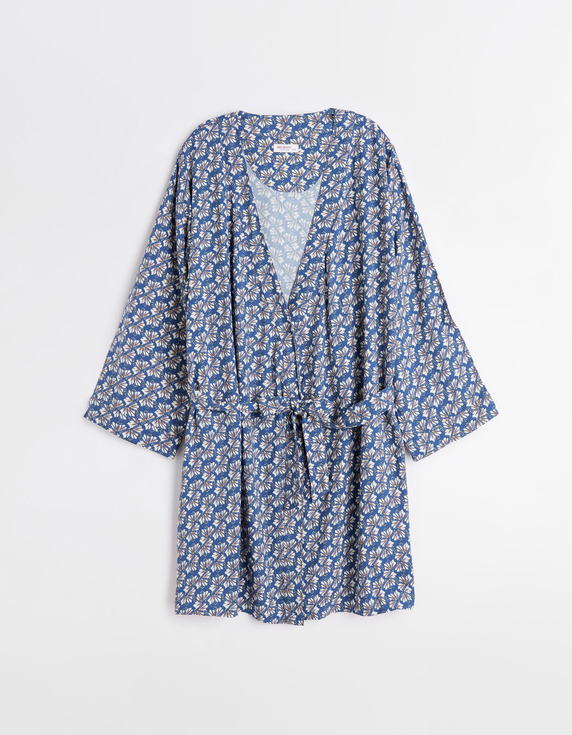 Comprar Online Robe Estampado, Mulher, Azul Escuro