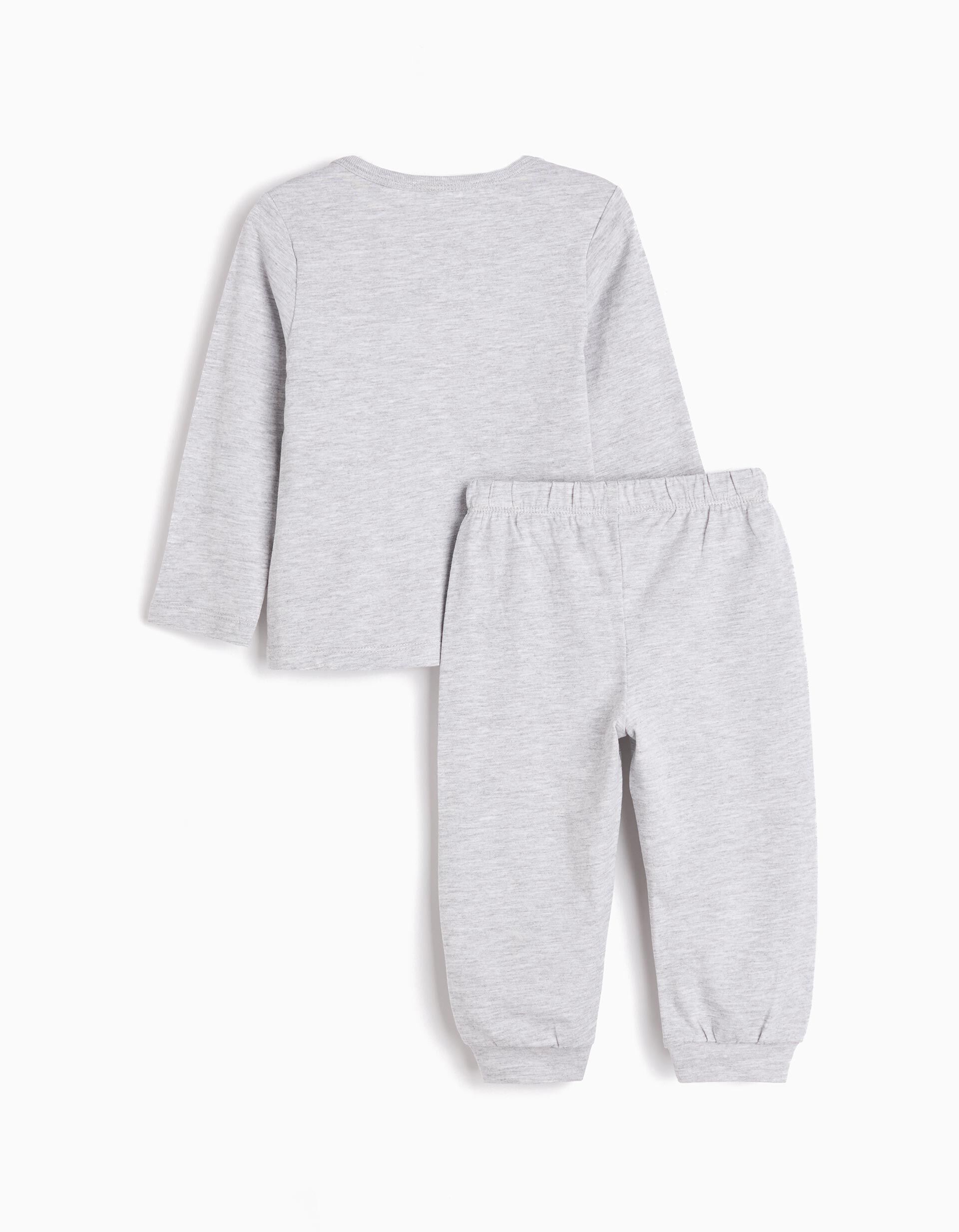 Comprar Online Pijama Jersey, Menino, Cinzento Claro